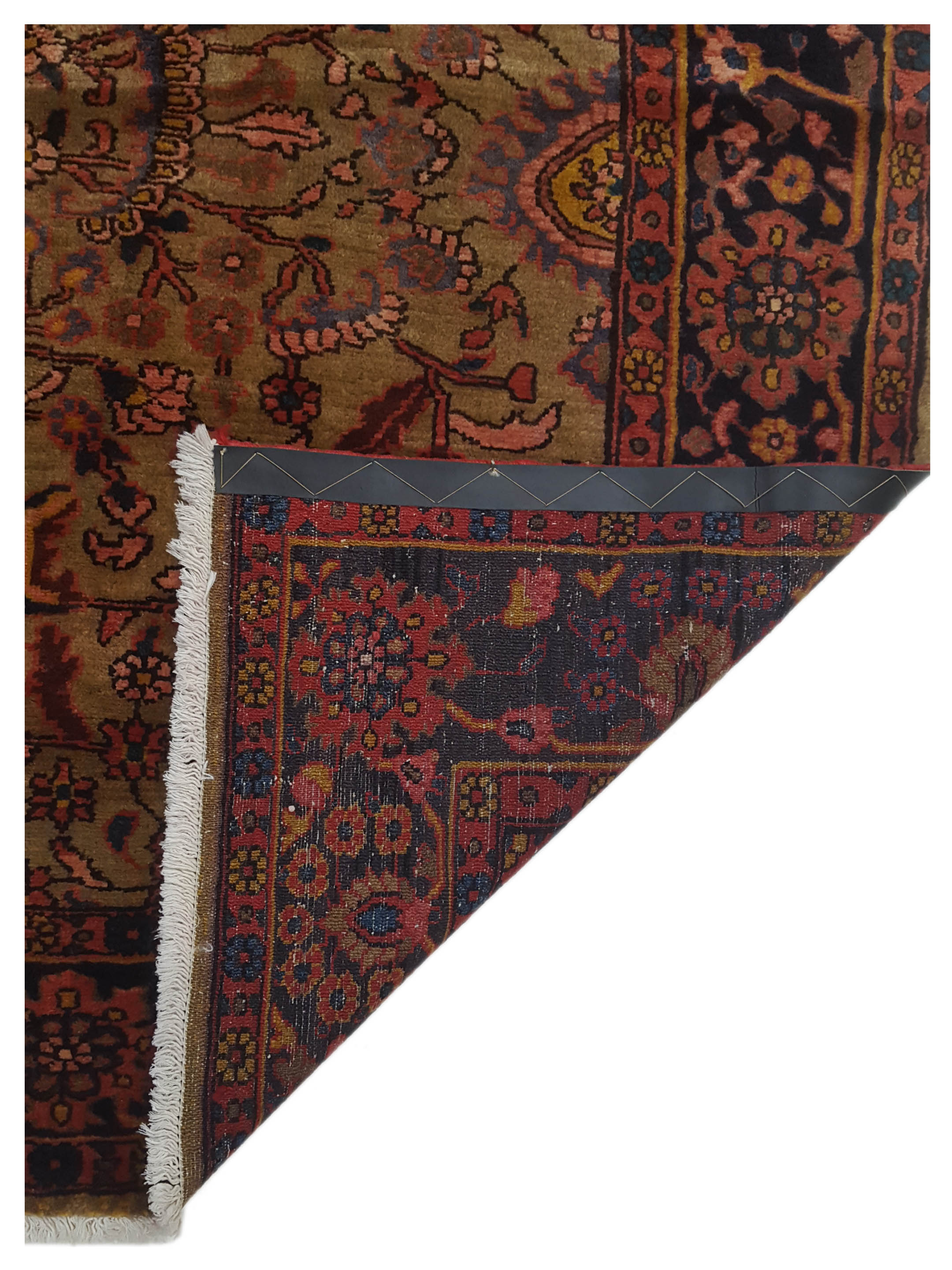 Hamadan Hand Knotted Gold 7x10 - Image 5 of 5