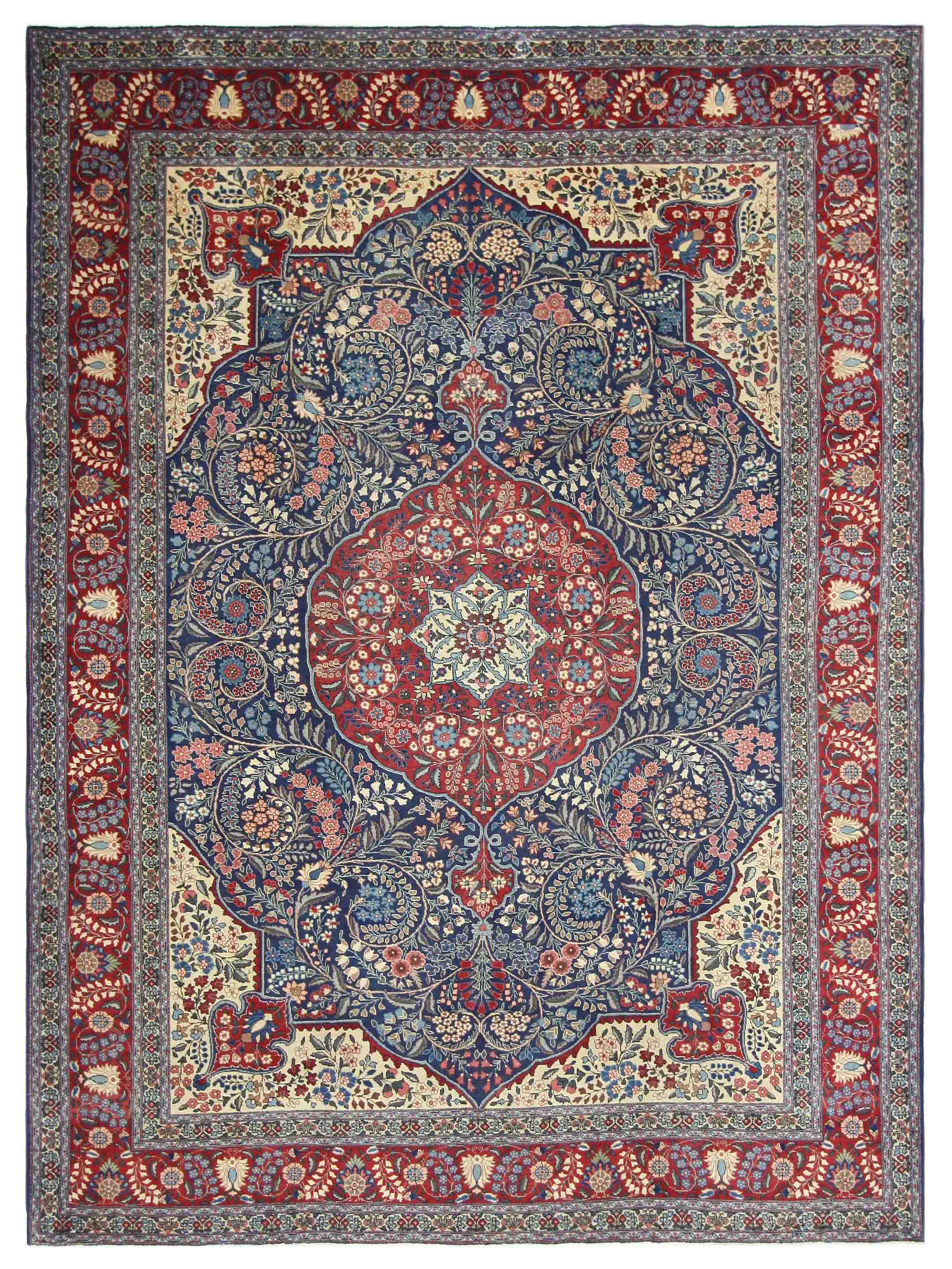 Khoy Hand Knotted Red 10x13