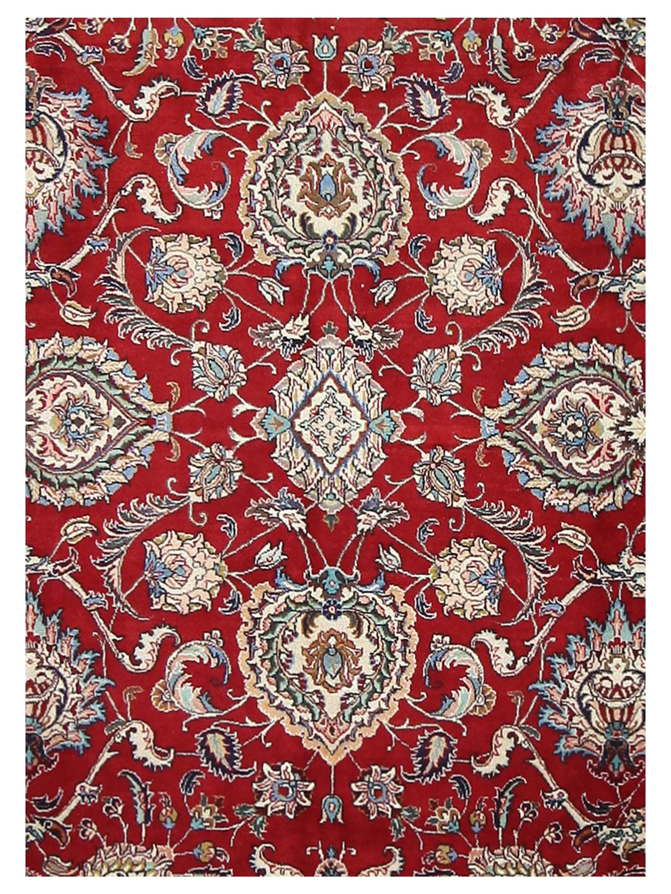 Tabriz Hand Knotted Red 10x12 - Image 4 of 5