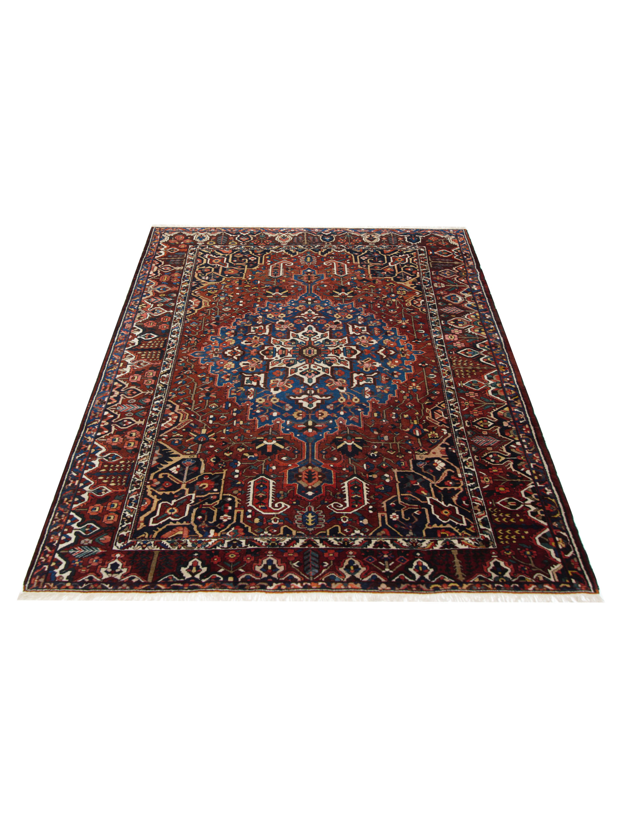Bakhtiyari Hand Knotted Red 10x14 - Image 2 of 5