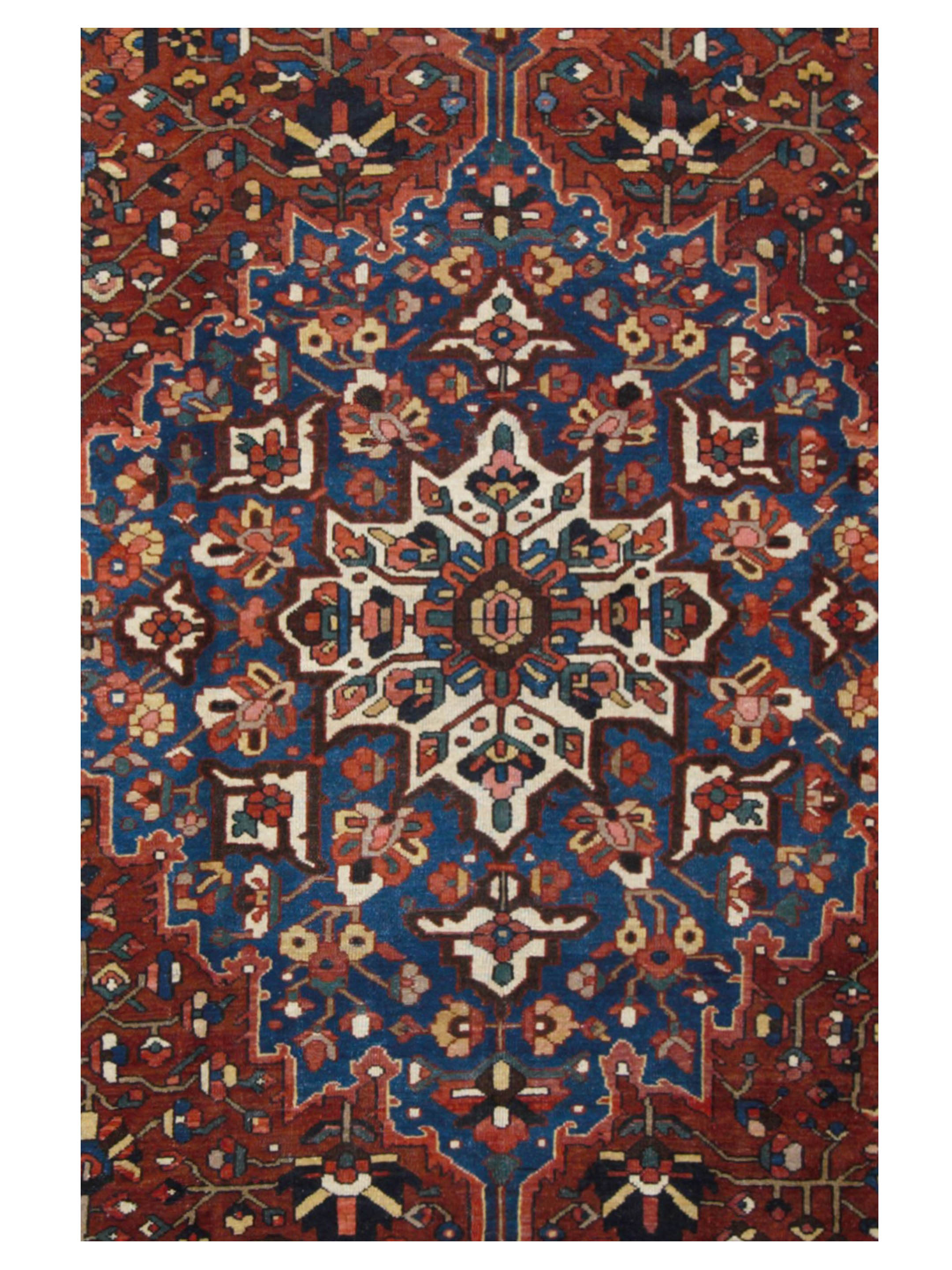 Bakhtiyari Hand Knotted Red 10x14 - Image 4 of 5