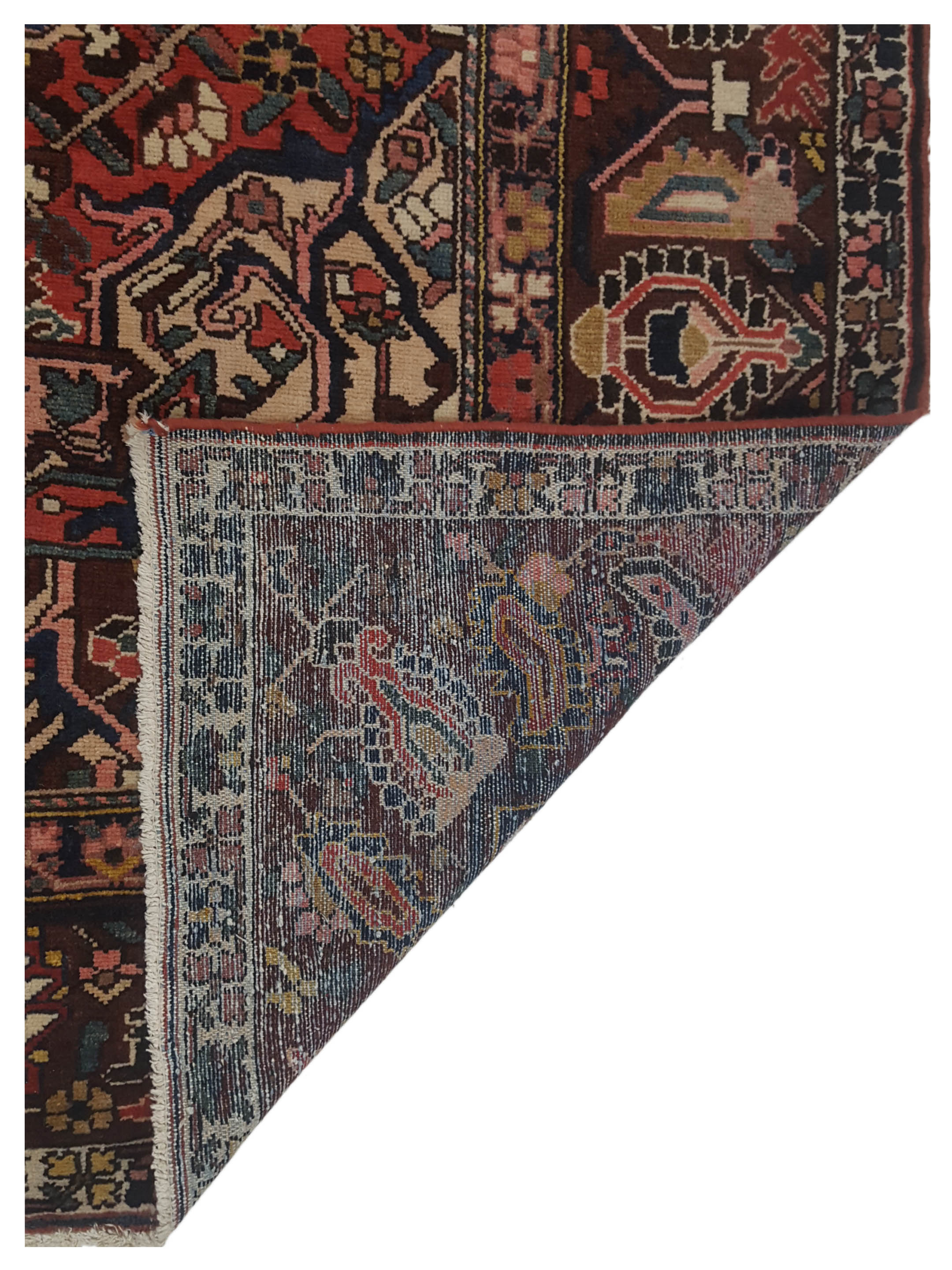 Bakhtiyari Hand Knotted Brown 10x10 - Image 5 of 5