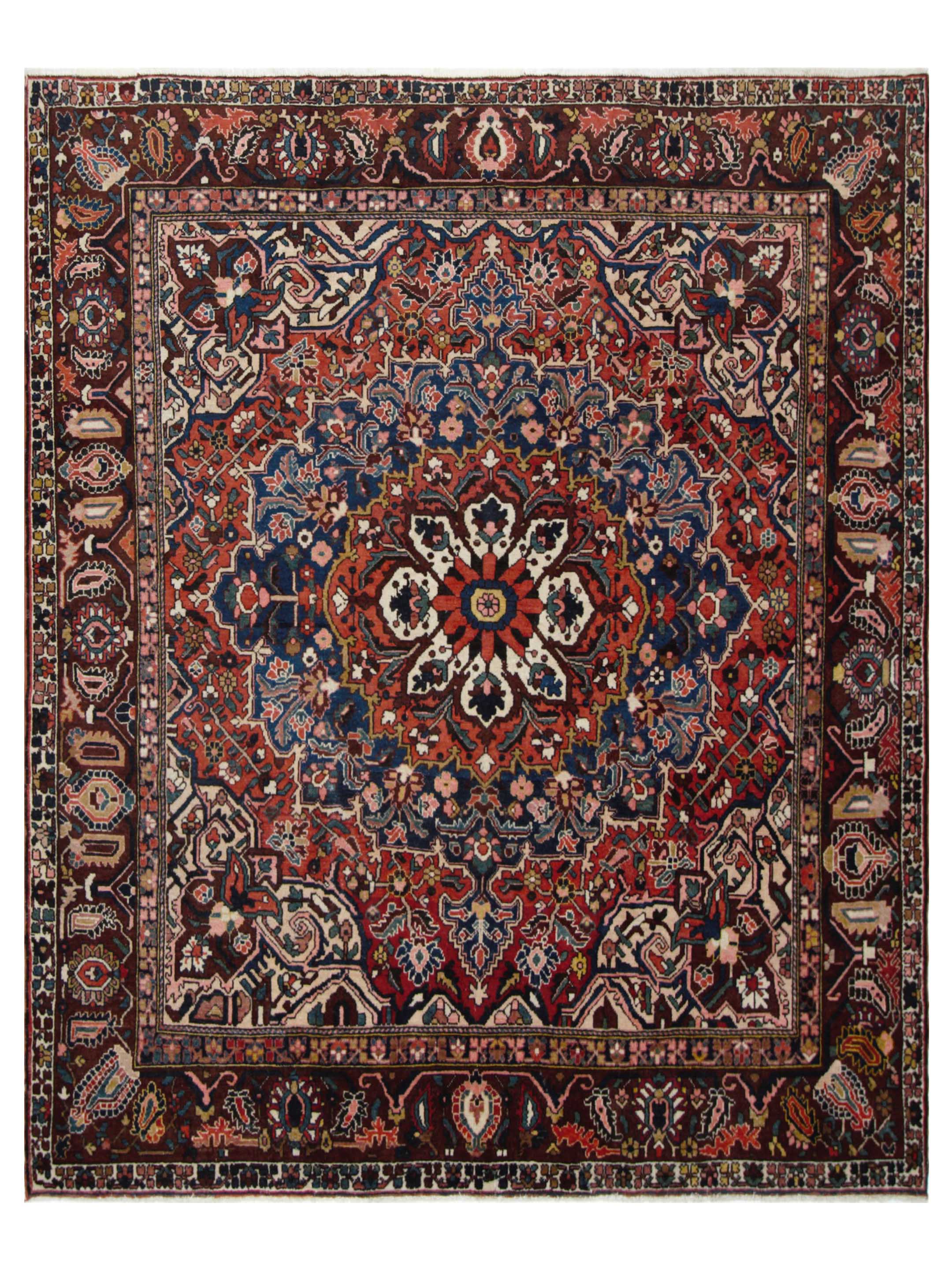Bakhtiyari Hand Knotted Brown 10x10