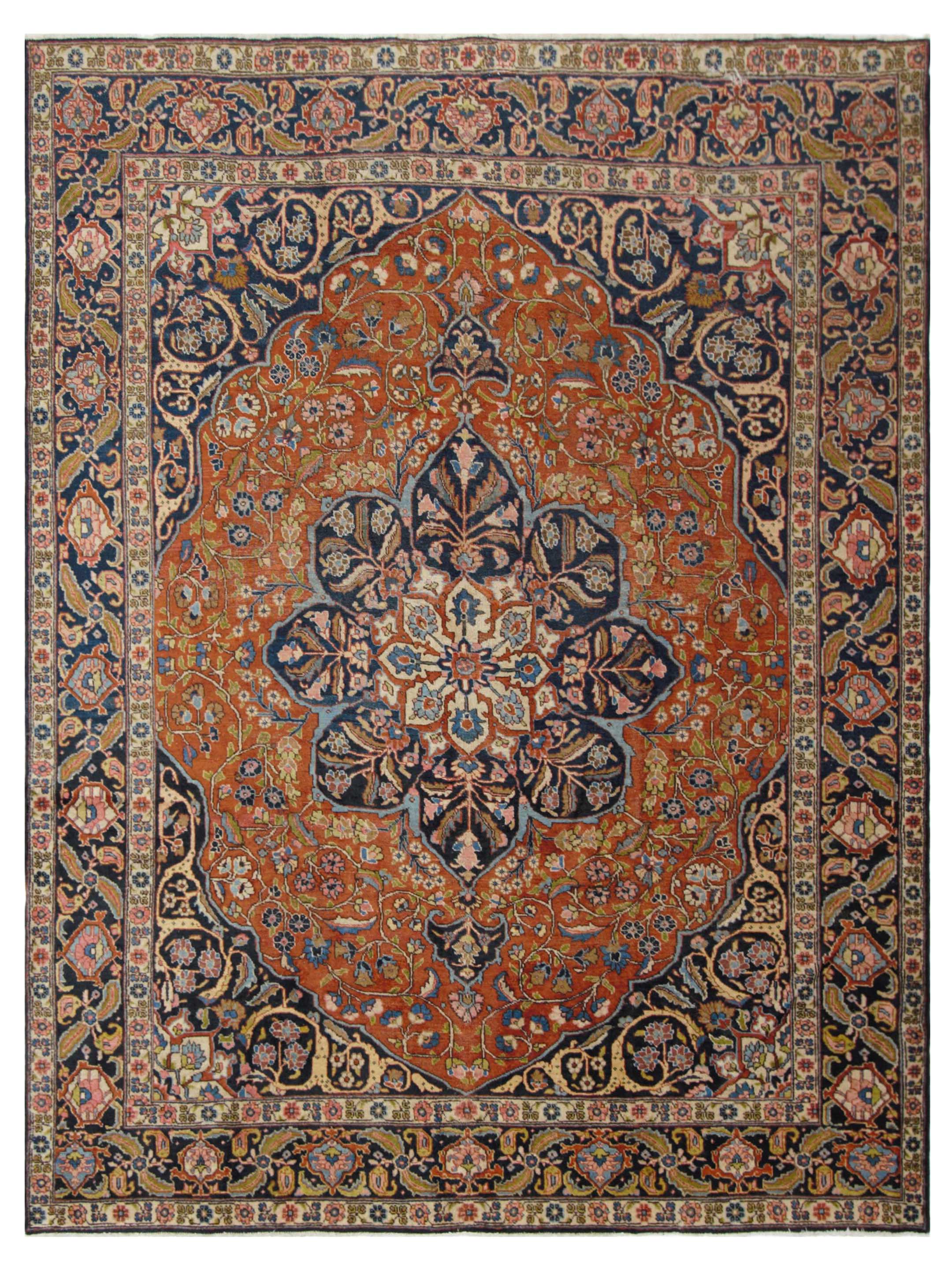 Khoy Hand Knotted Red 9x11