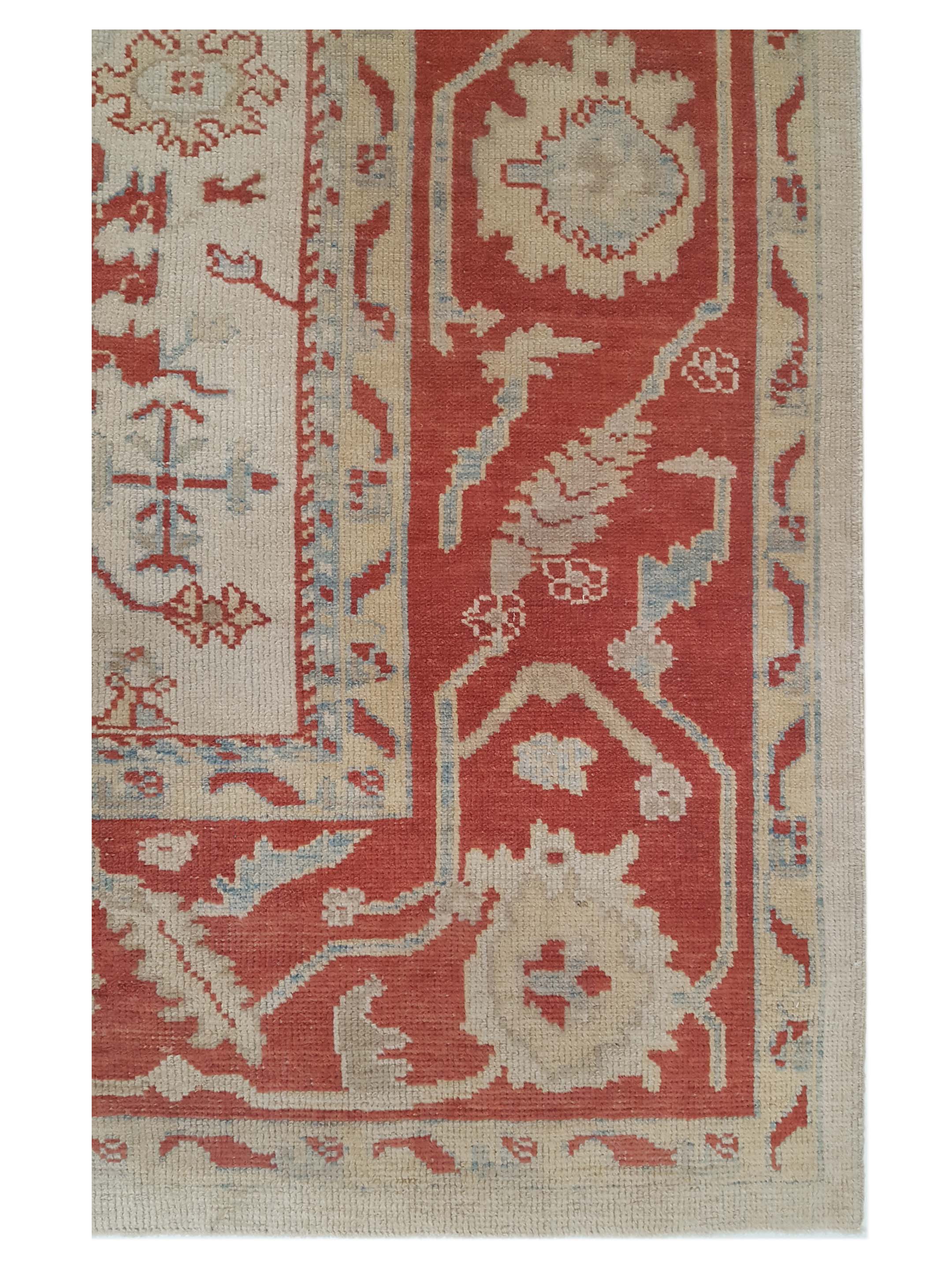 Ushak TR Hand Knotted Beige 10x14 - Image 3 of 5