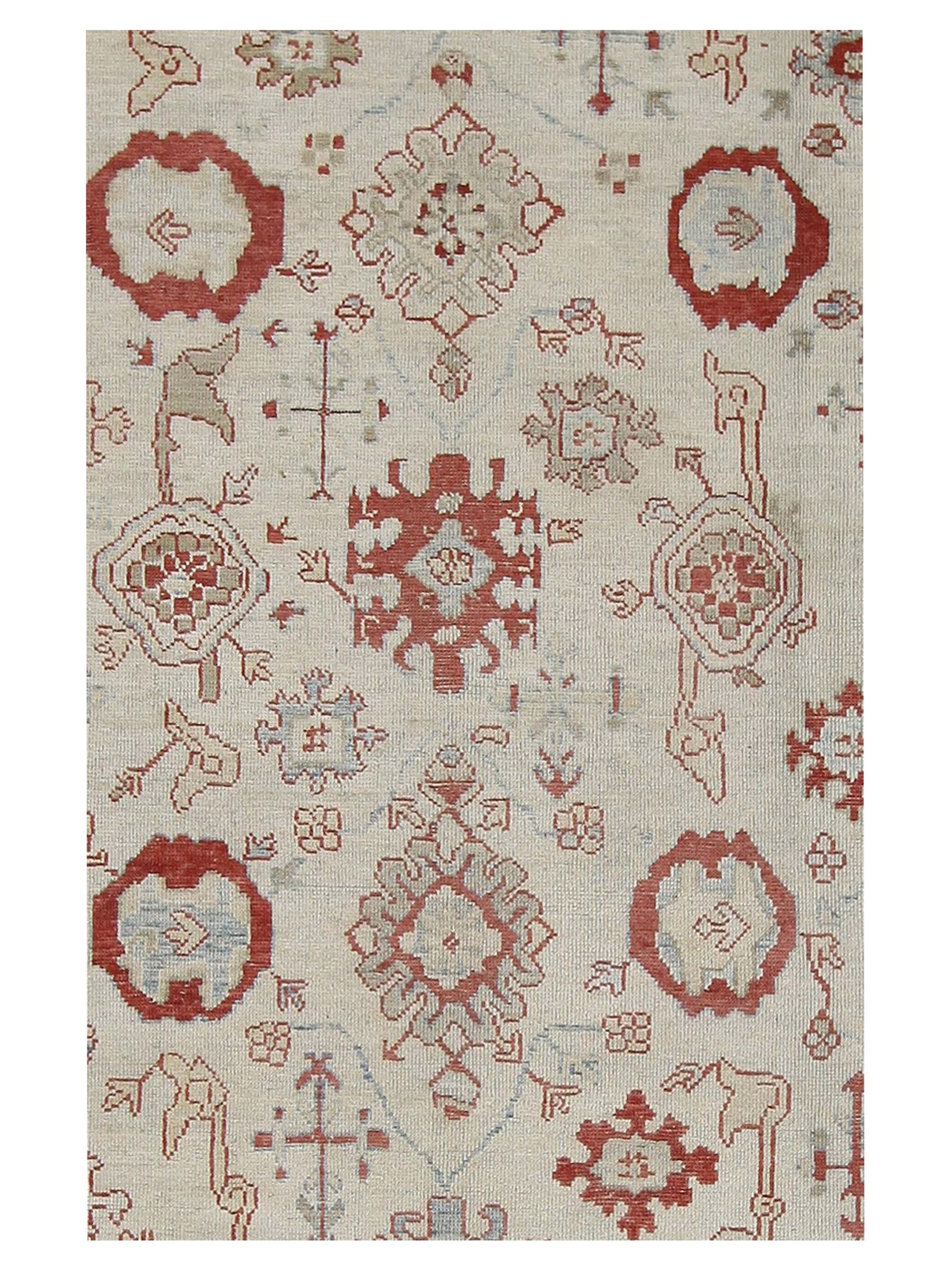 Ushak TR Hand Knotted Beige 10x14 - Image 4 of 5