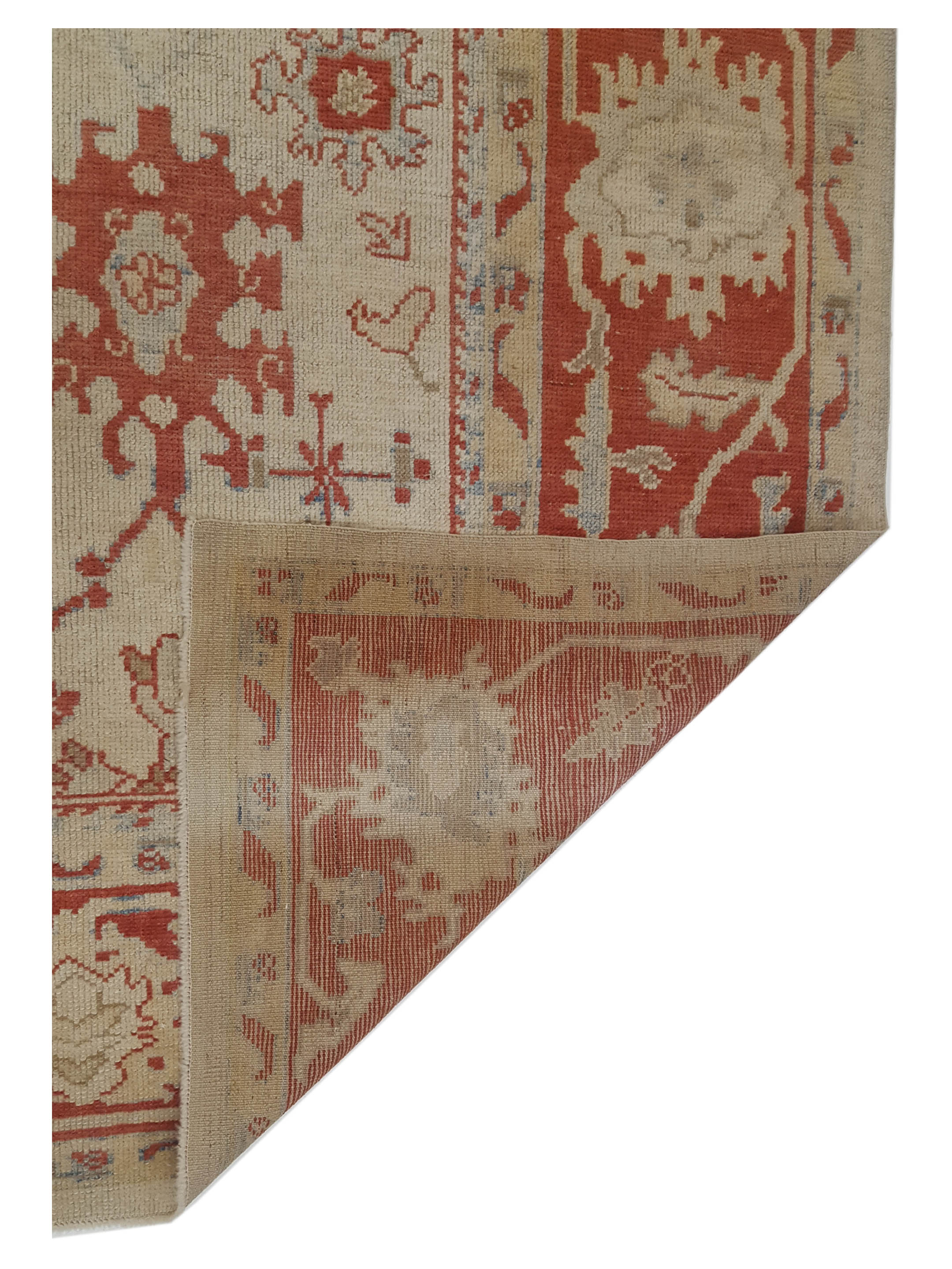 Ushak TR Hand Knotted Beige 10x14 - Image 5 of 5