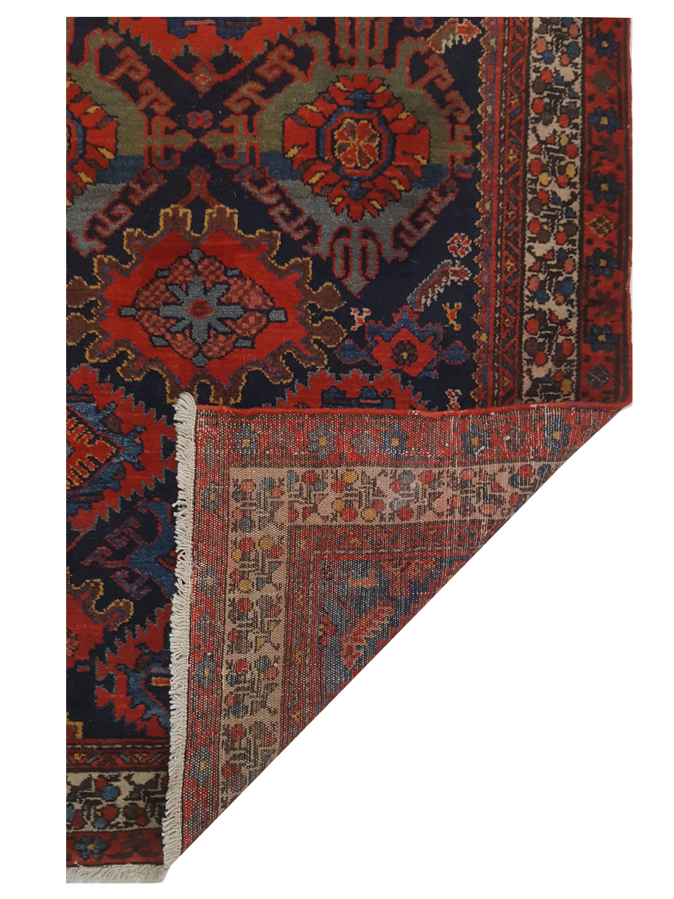 Malayer Hand Knotted Red 3x17 - Image 5 of 5