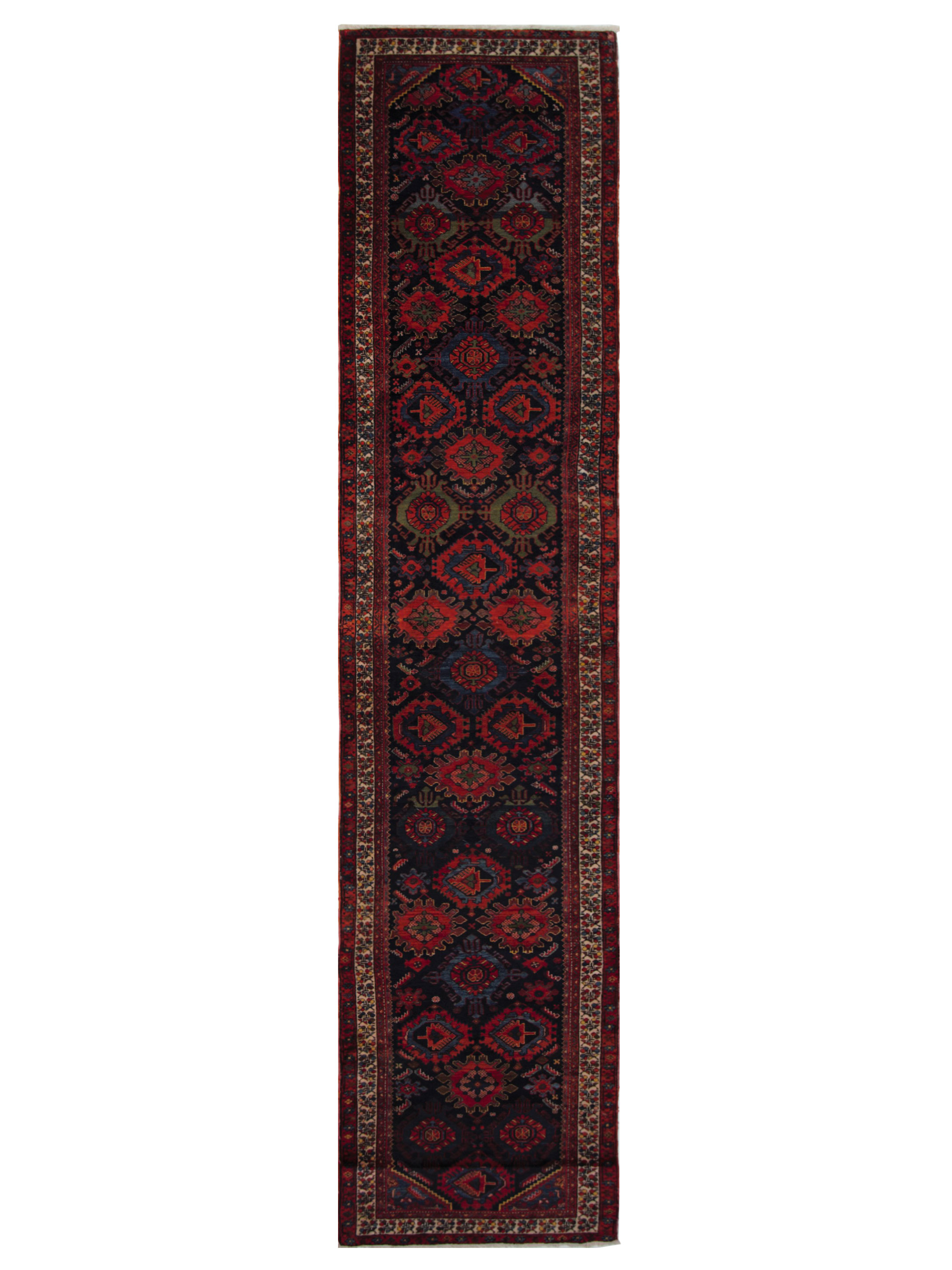 Malayer Hand Knotted Red 3x17