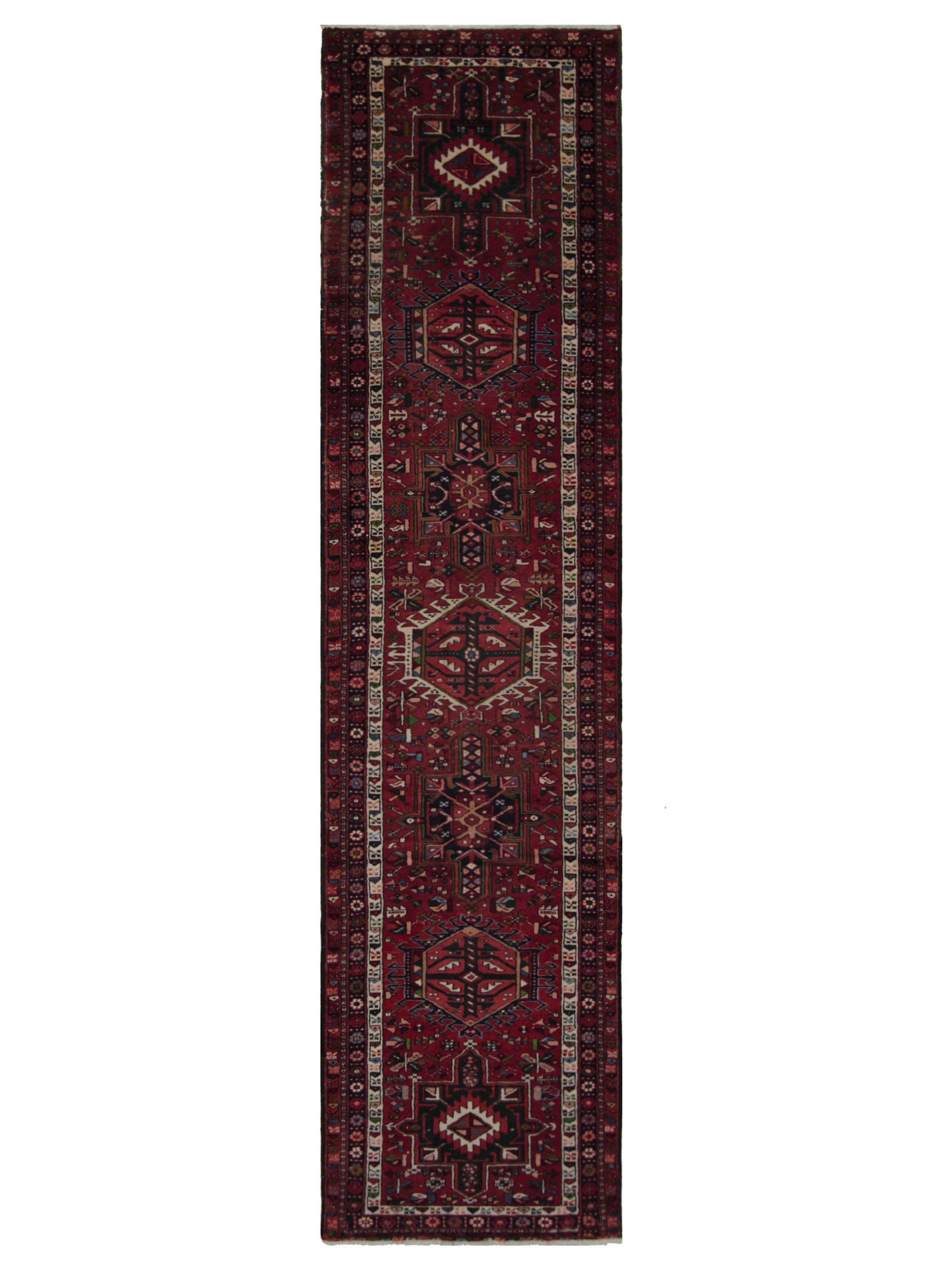 Karajah Hand Knotted Red 3x13