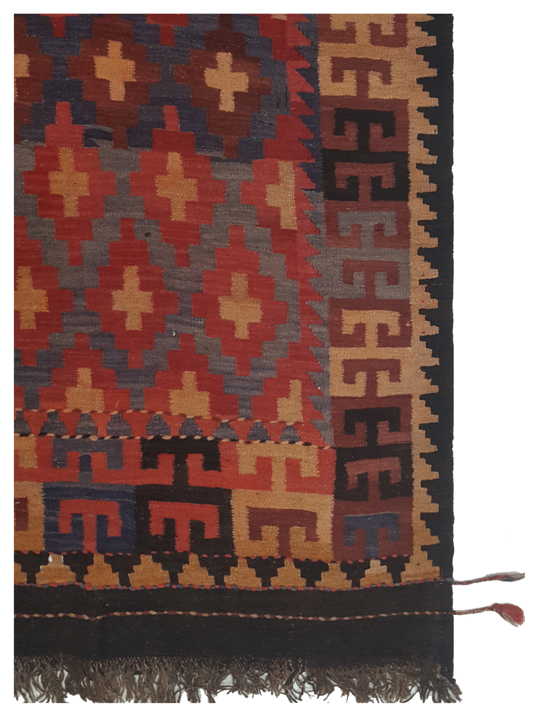 Kilim Maimana Flatweave Multi 8x12 - Image 4 of 5