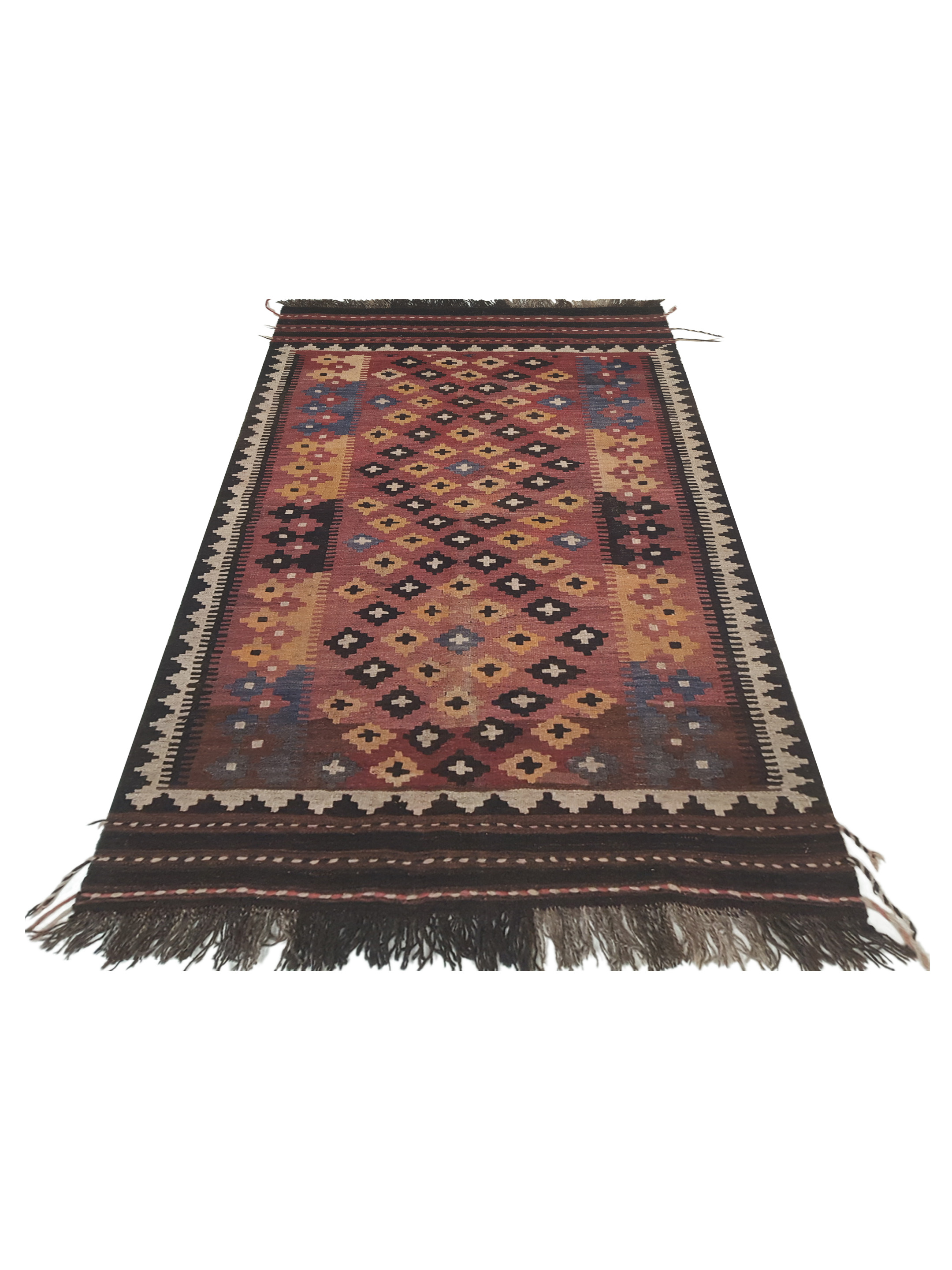Kilim Maimana Flatweave Multi 3x6 - Image 2 of 5