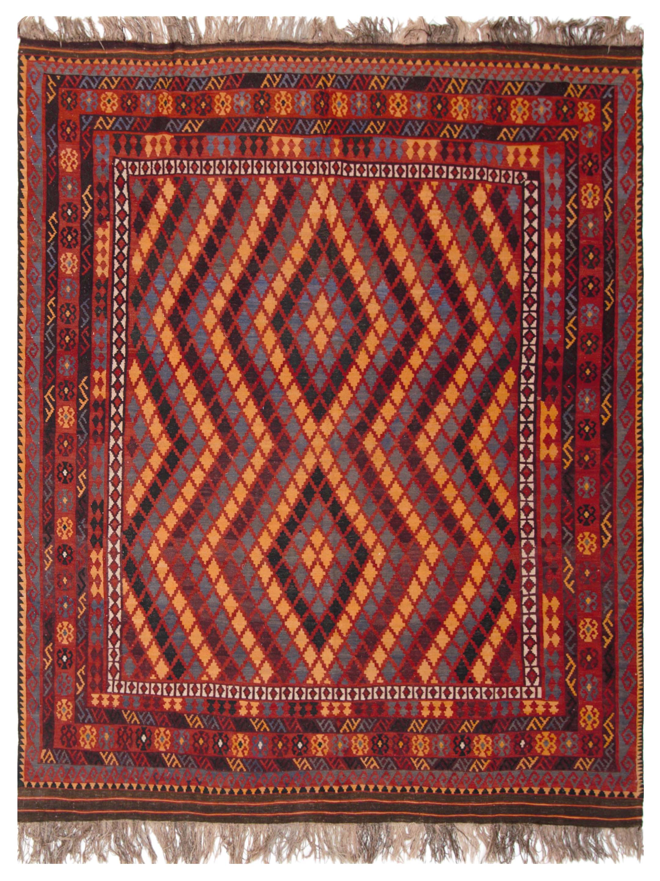 Kilim Maimana Flatweave Multi 9x10