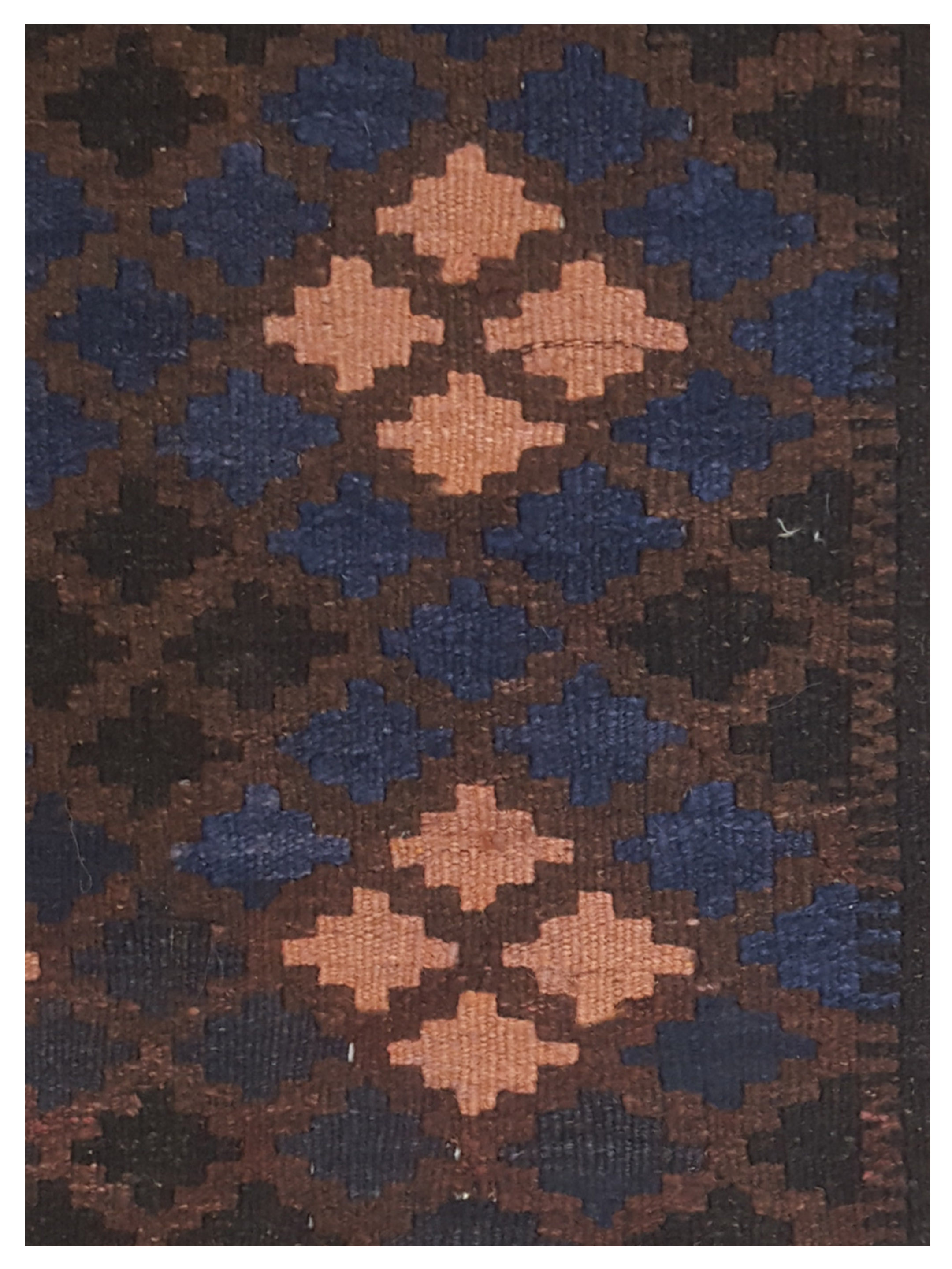 Kilim Maimana Flatweave Brown 3x6 - Image 3 of 5