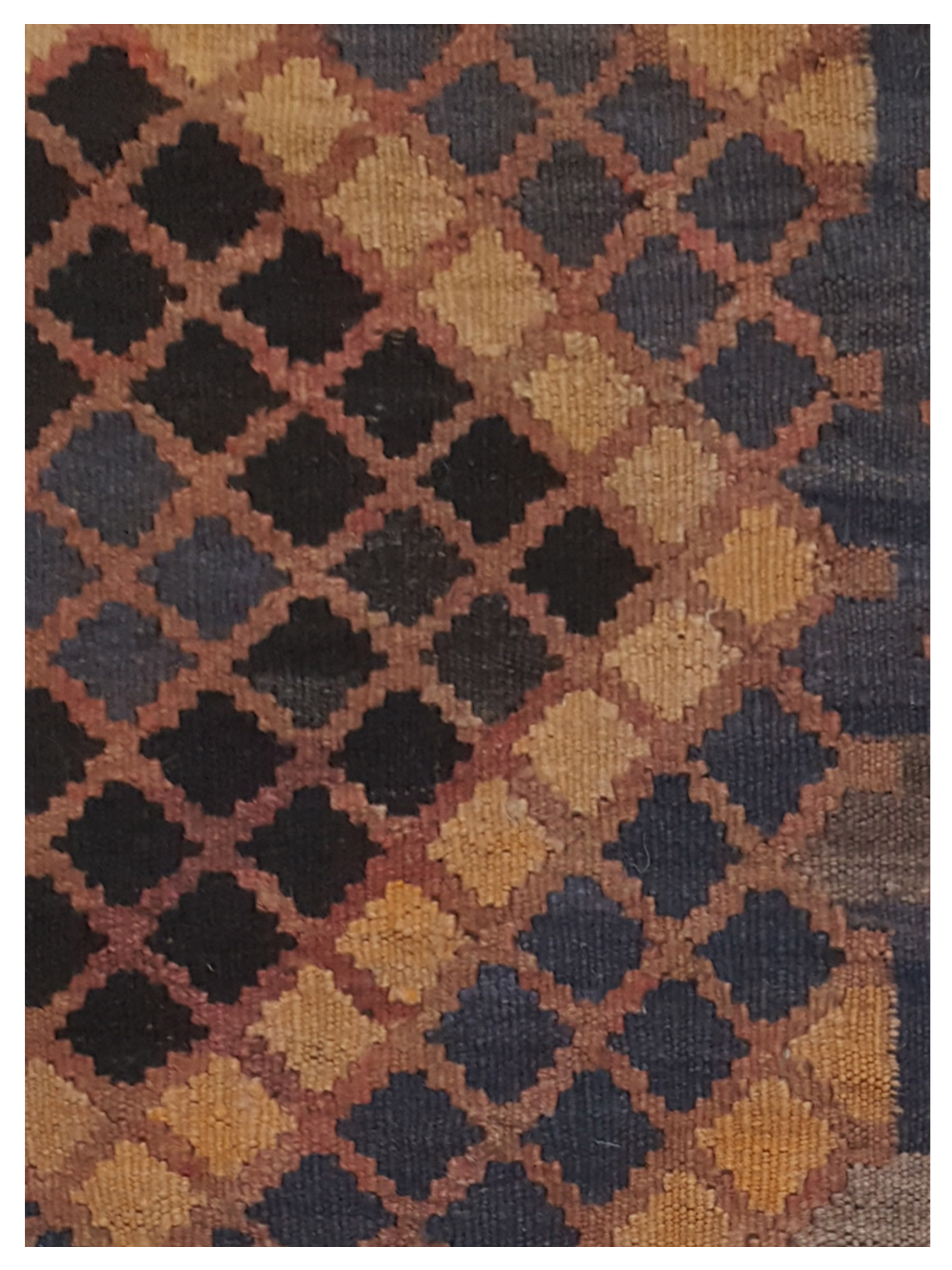 Kilim Maimana Flatweave Brown 3x6 - Image 3 of 5