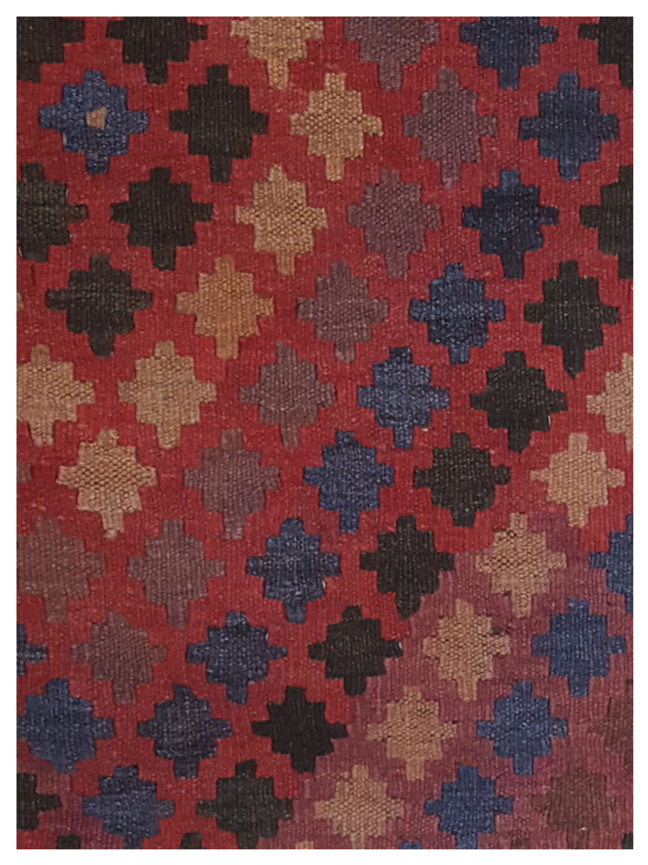 Kilim Maimana Flatweave Brown 3x6 - Image 3 of 5