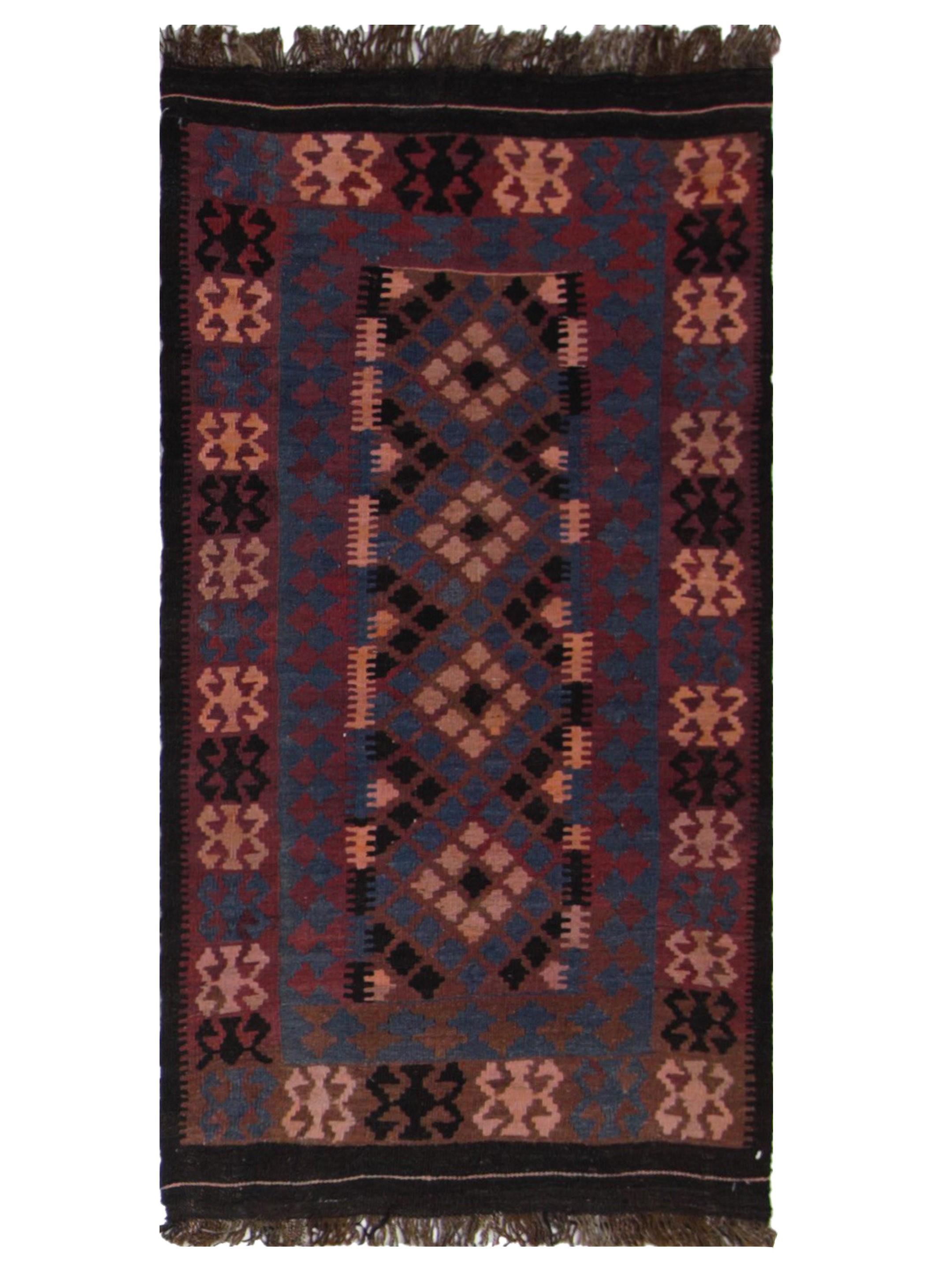 Kilim Maimana Flatweave Brown 3x6