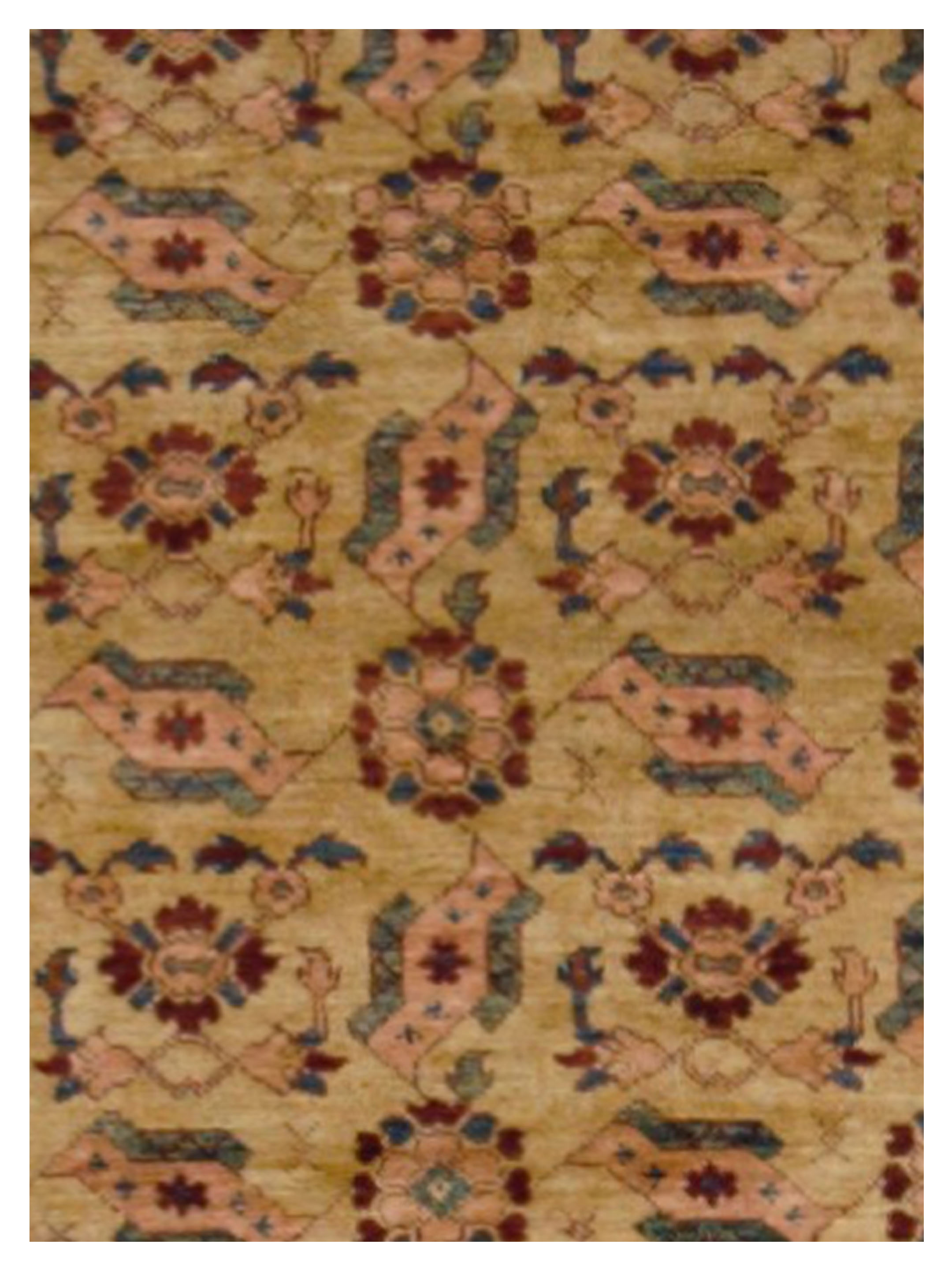 Peshawar Hand Knotted Brown 6x9 - Image 4 of 5