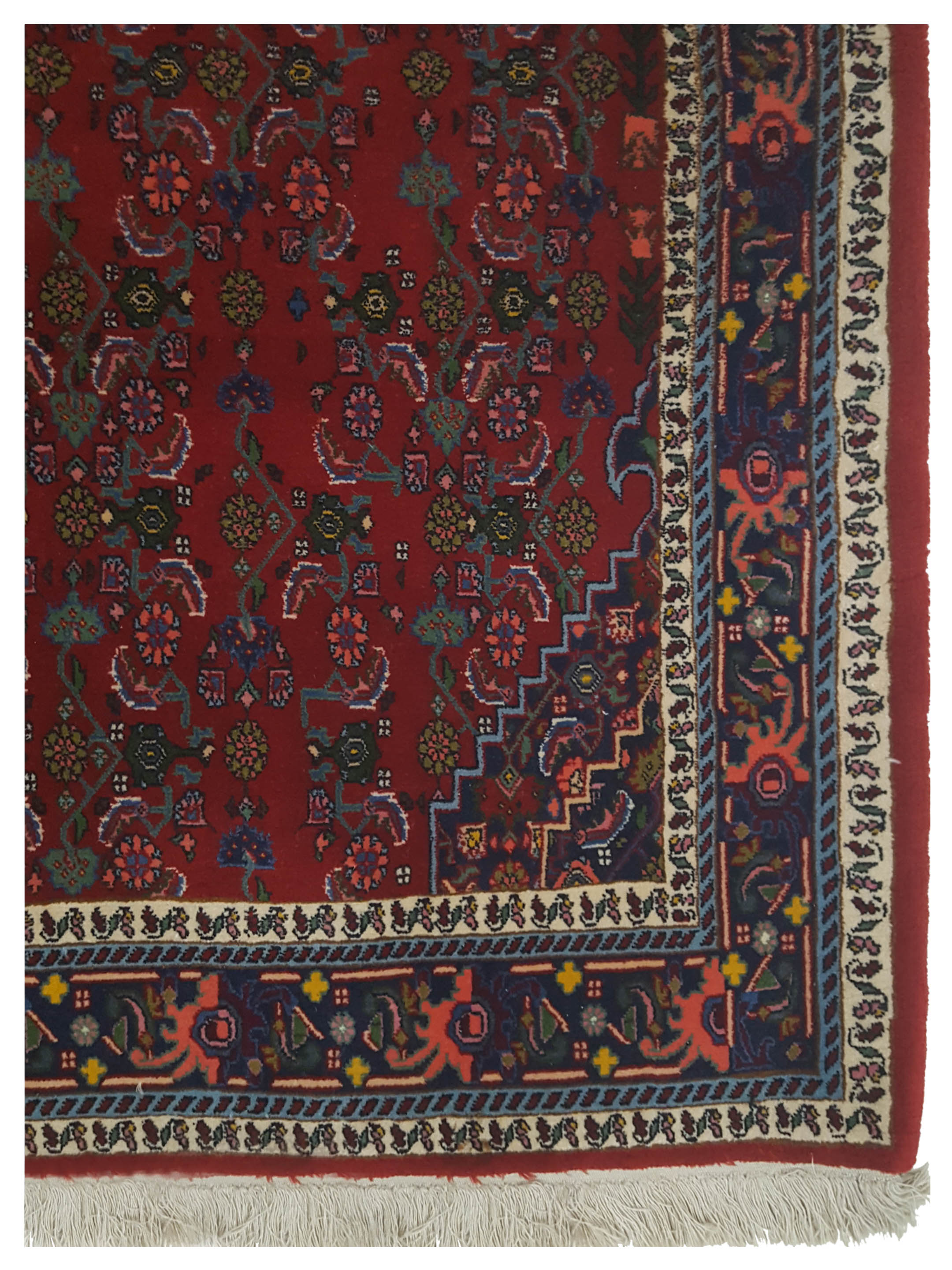 Bijar Hand Knotted Red 3x5 - Image 4 of 5
