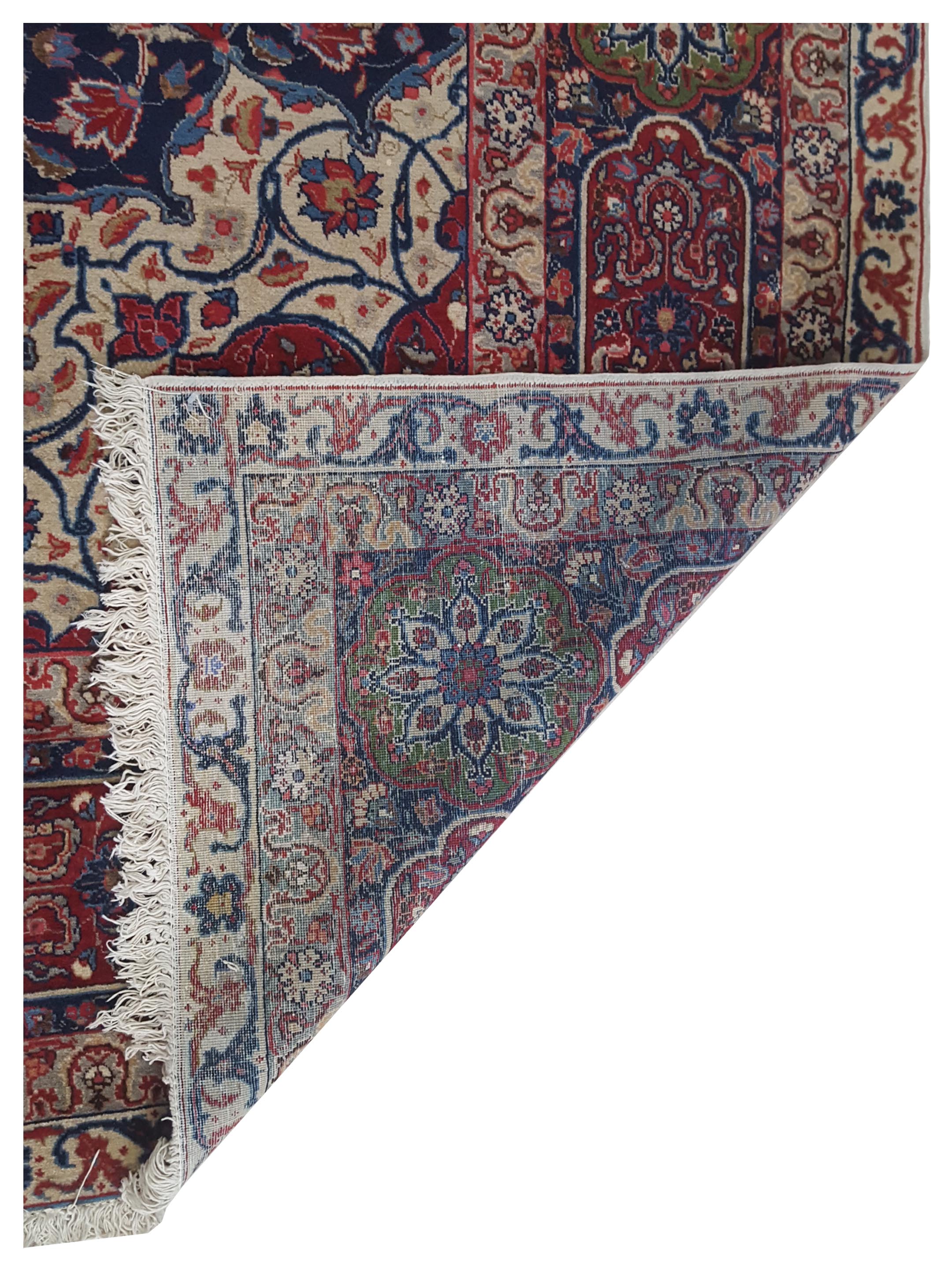Tabriz Hand Knotted Navy 11x16 - Image 5 of 5