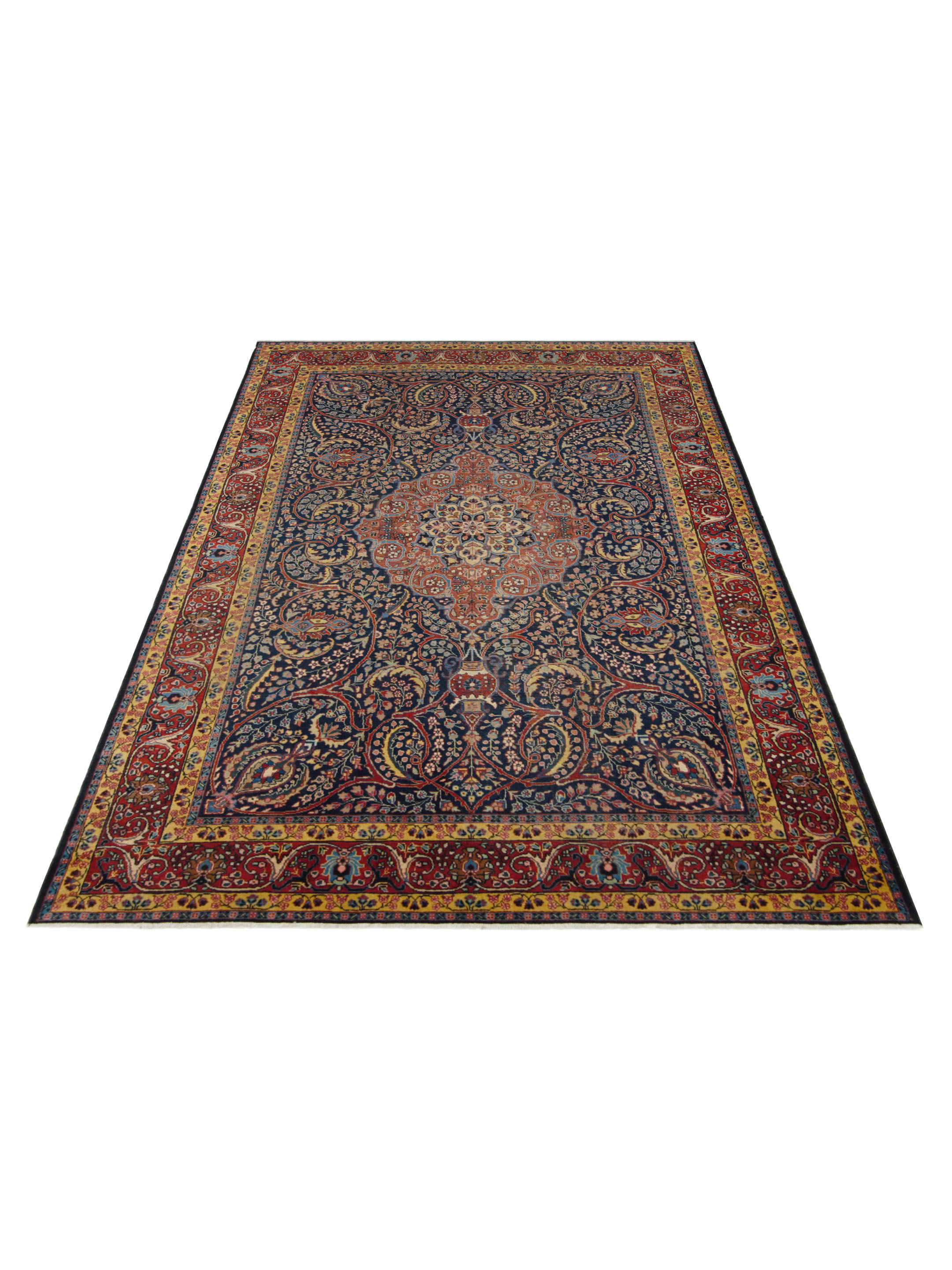 Khoy Hand Knotted Navy 8x11 - Image 2 of 5