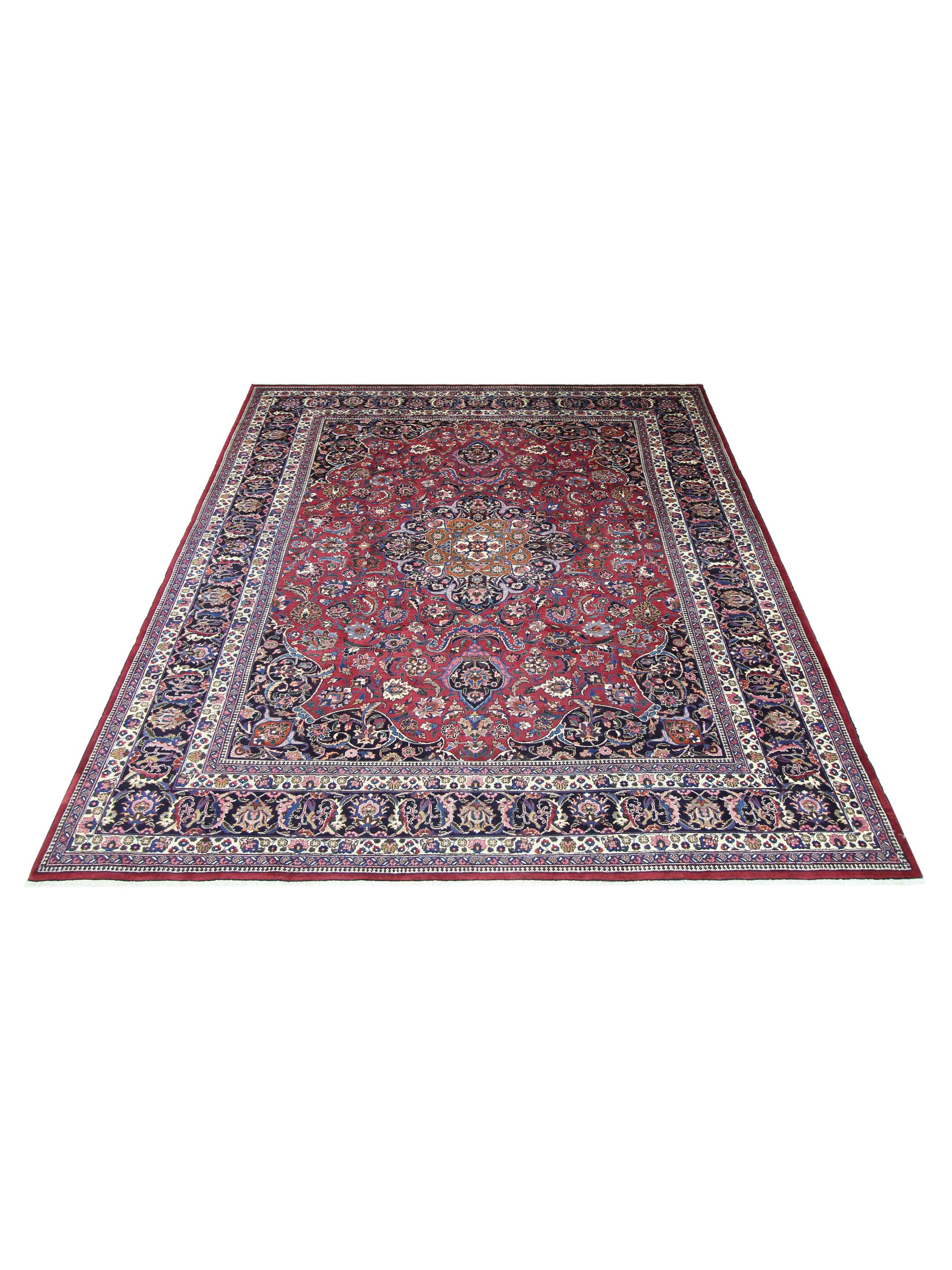 Mashad Semi Antique Blue 10x13 - Image 2 of 5