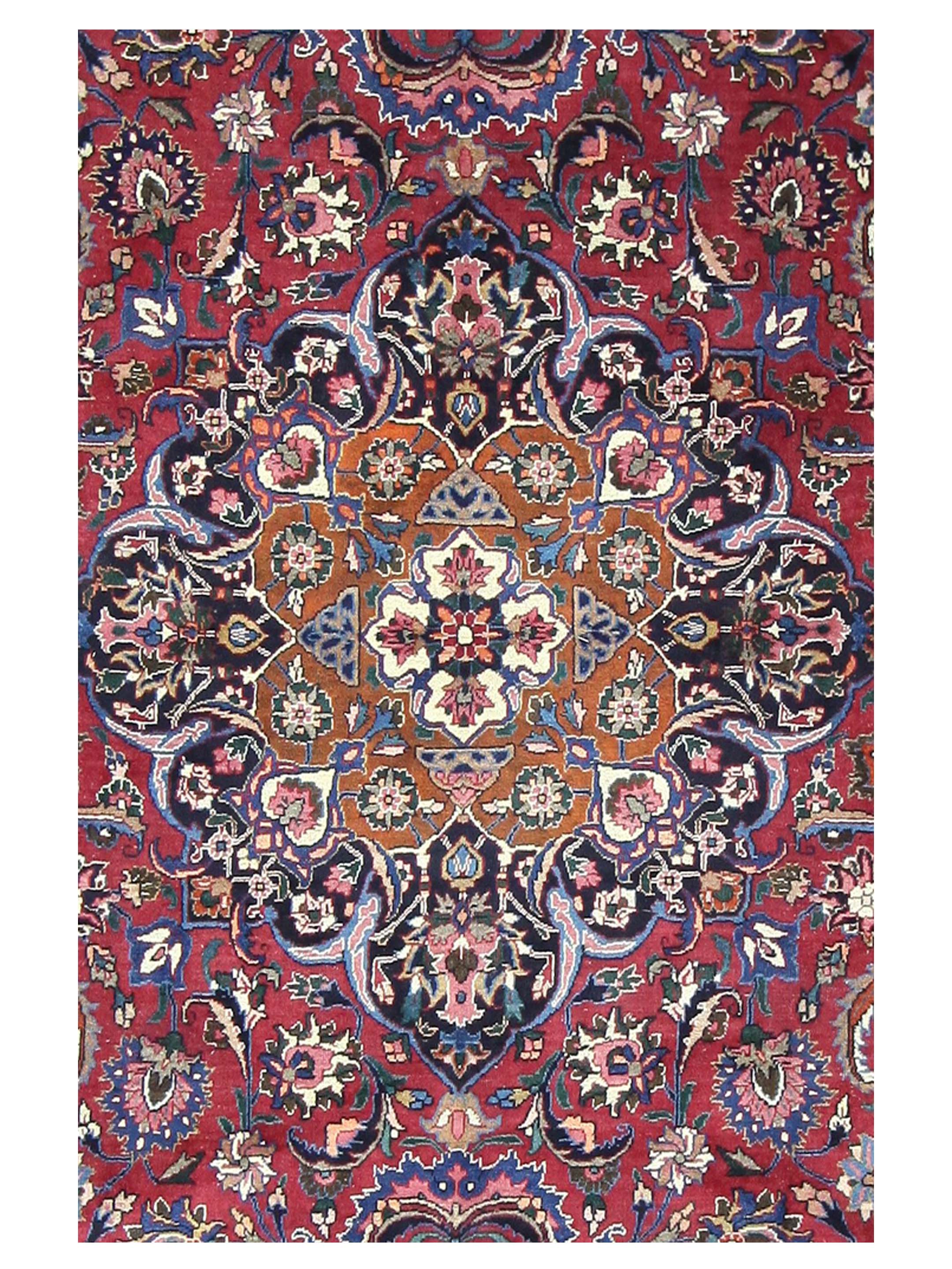 Mashad Semi Antique Blue 10x13 - Image 4 of 5