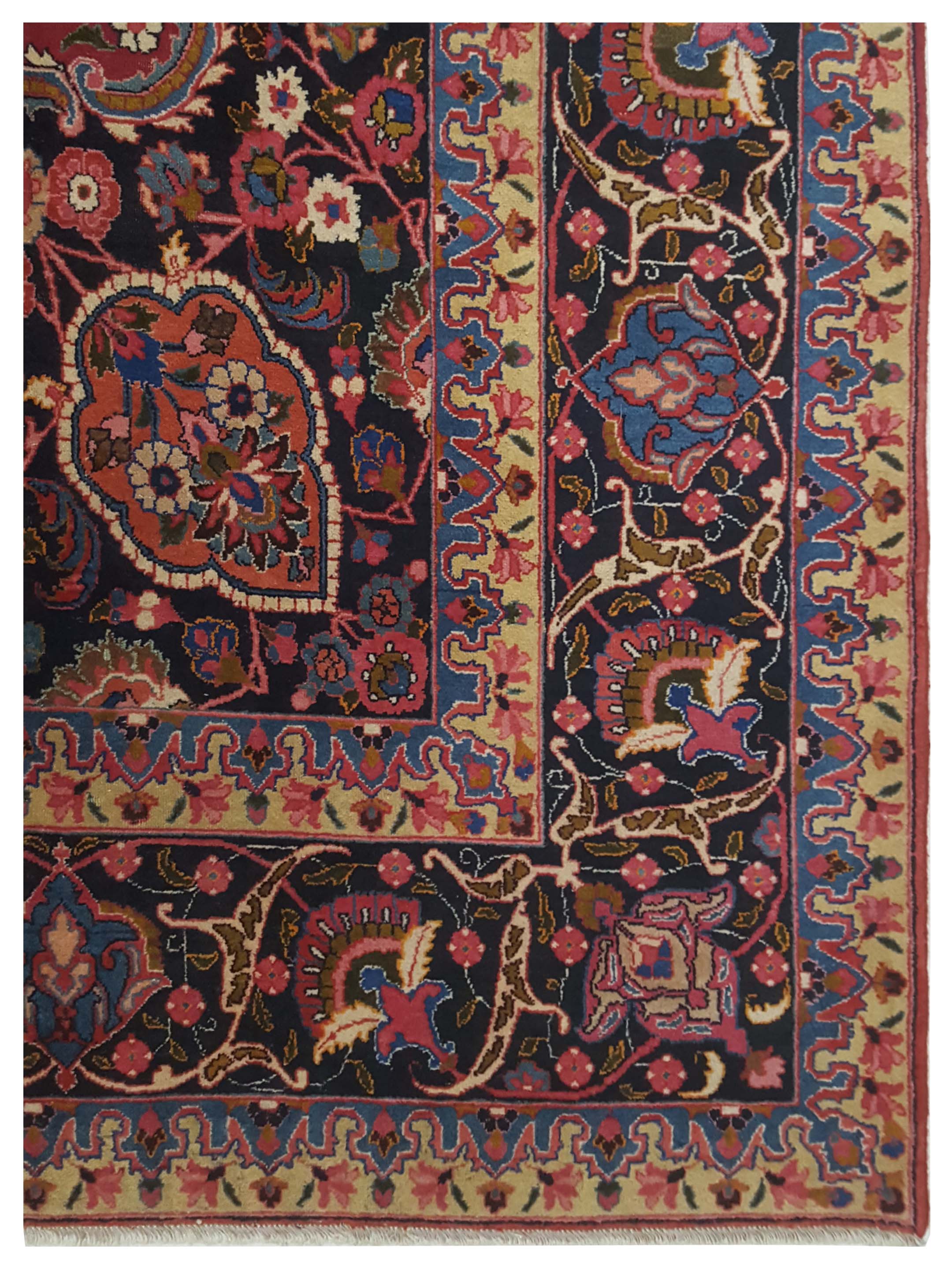 Mashad Semi Antique Burgundy 10x13 - Image 4 of 5
