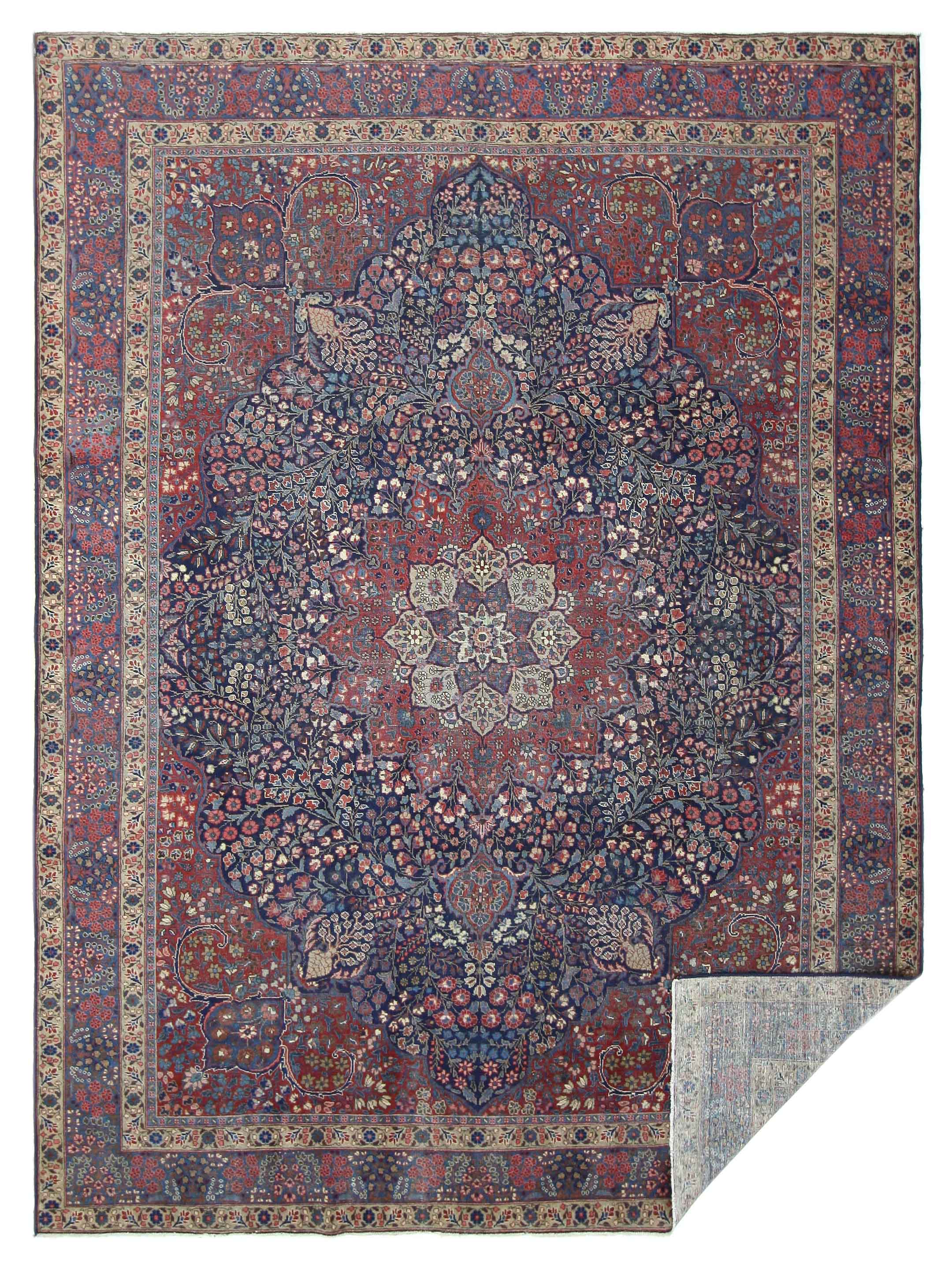 Khoy Hand Knotted Red 9x12 - Image 6 of 6