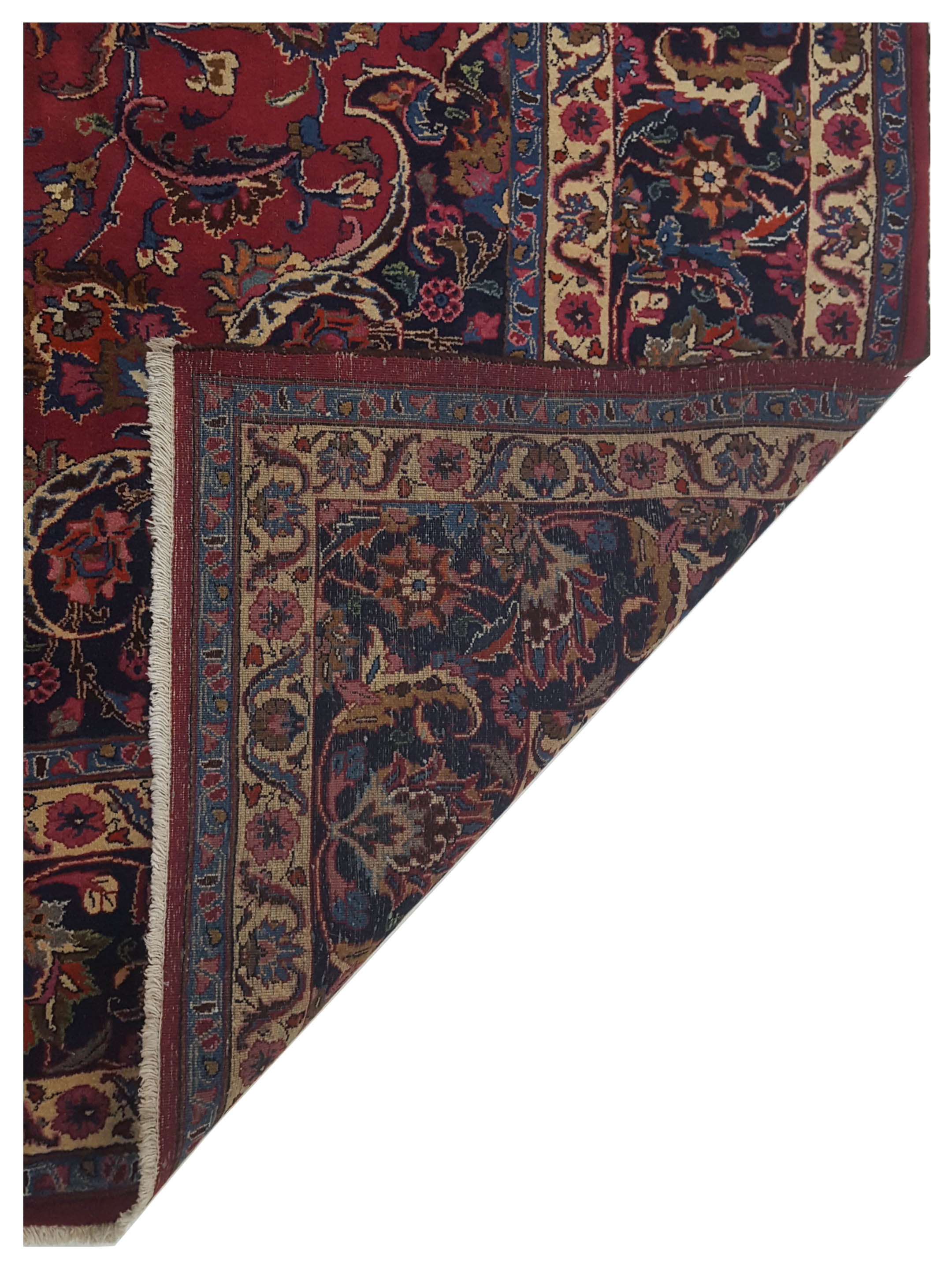 Mashad Semi Antique Burgundy 10x13 - Image 5 of 5