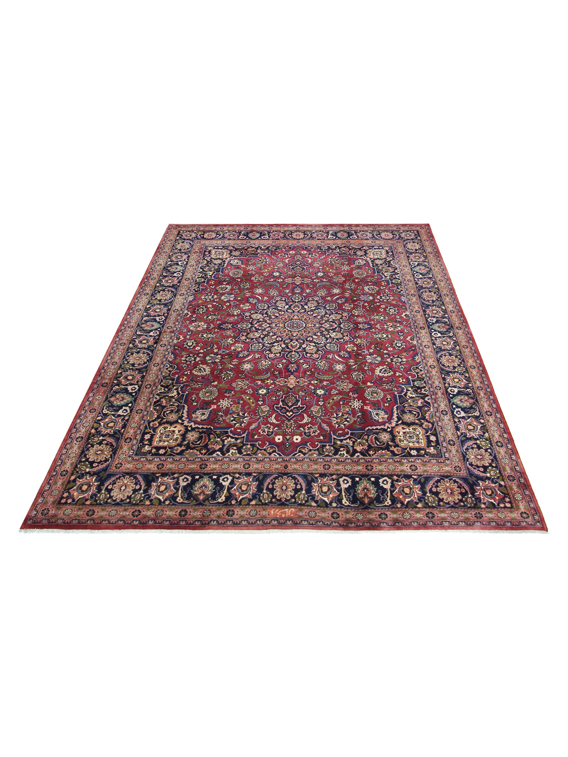 Mashad Semi Antique Navy 10x13 - Image 2 of 5