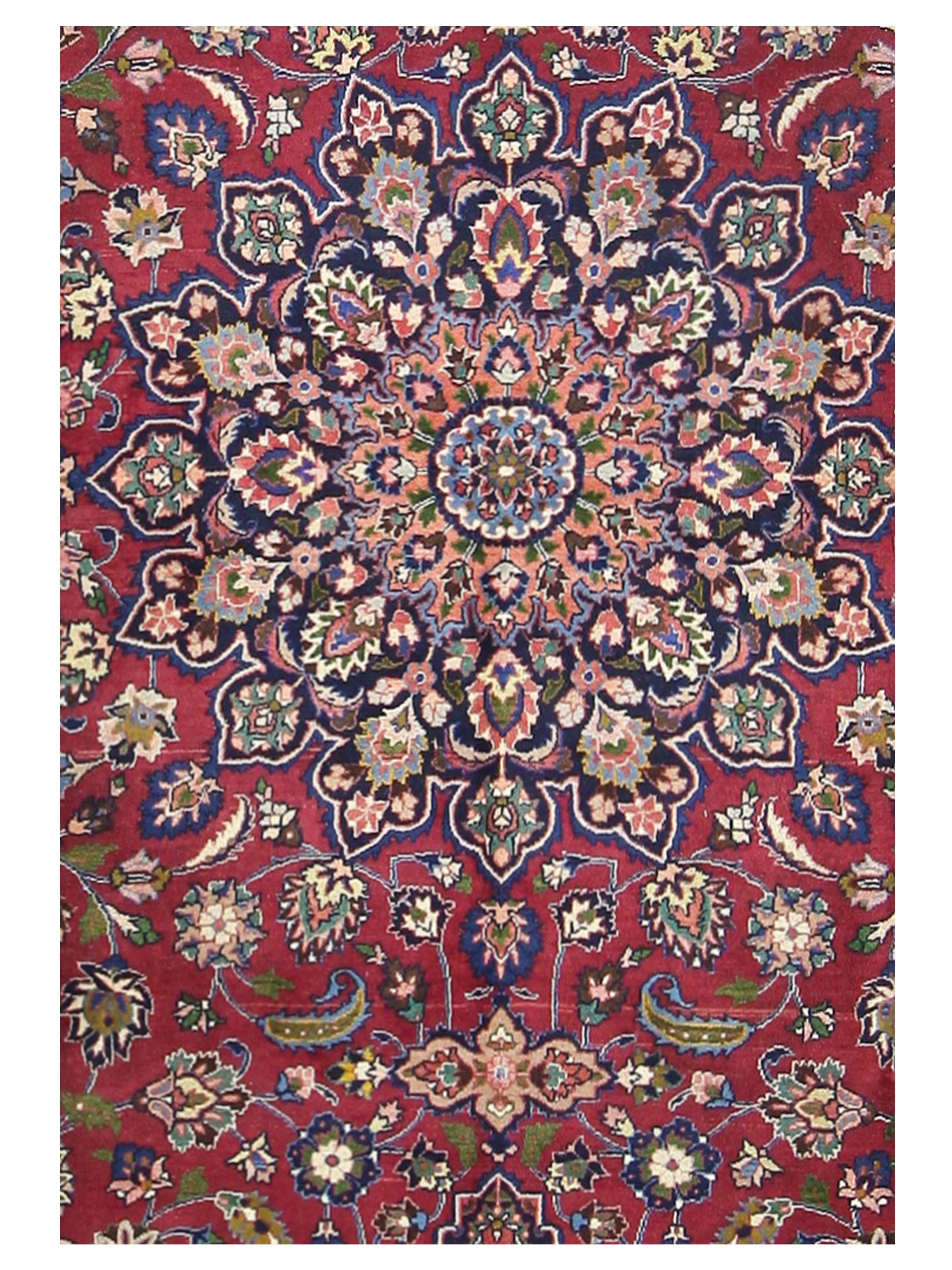 Mashad Semi Antique Navy 10x13 - Image 4 of 5