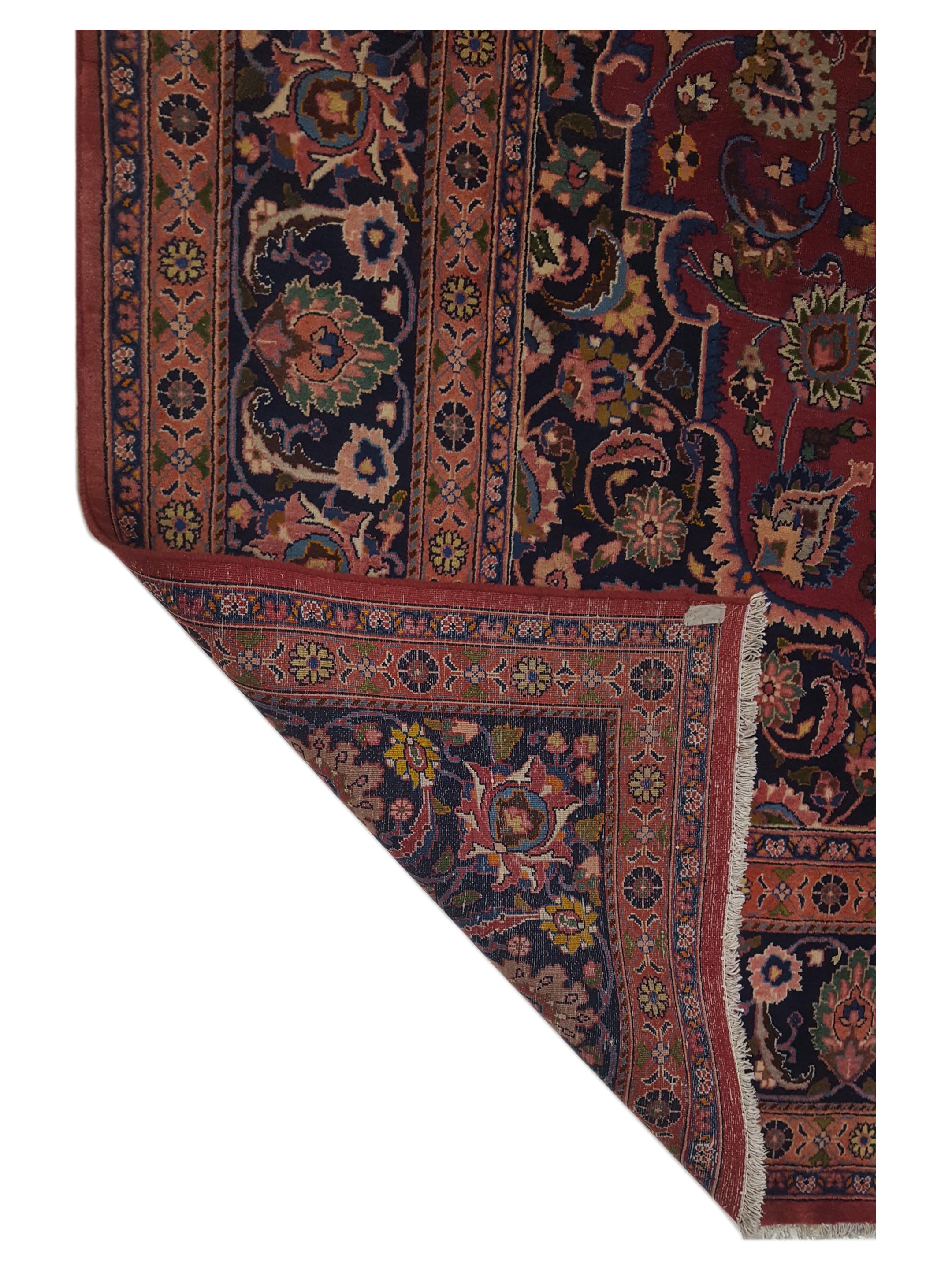Mashad Semi Antique Navy 10x13 - Image 5 of 5