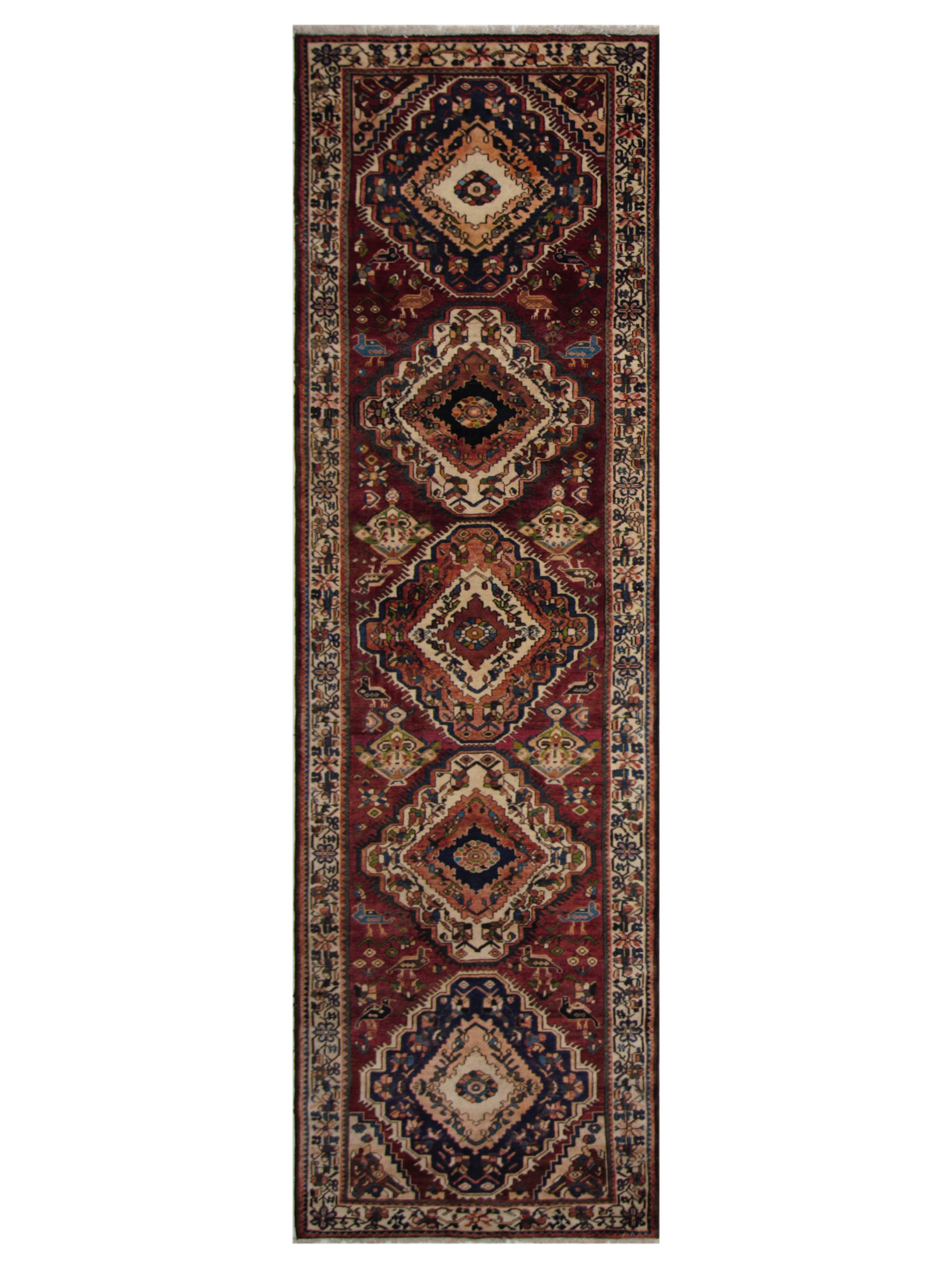 Bakhtiyari Hand Knotted Brown 4x14