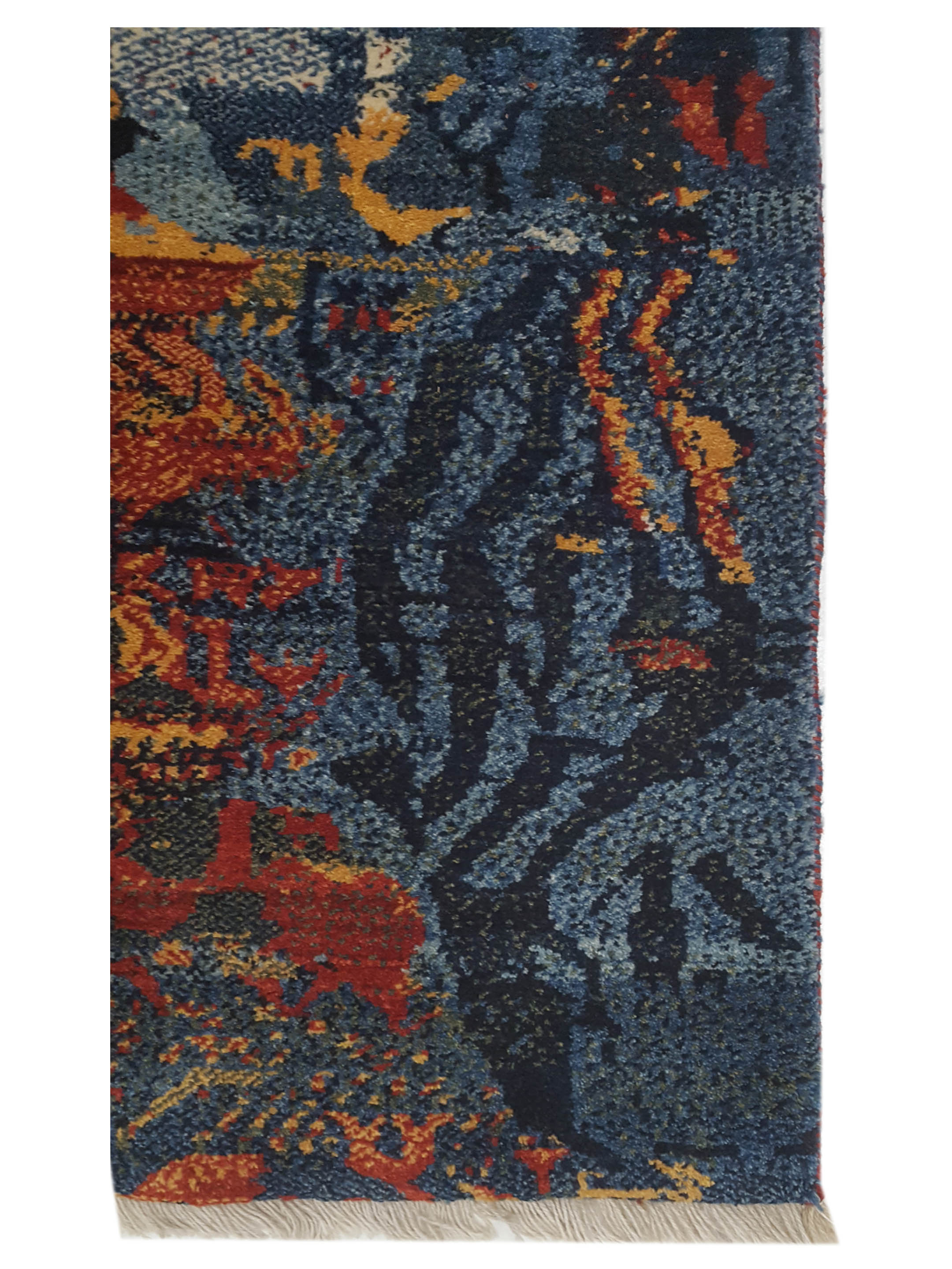 Gabbeh-In Hand Knotted Multi 3x9 - Image 3 of 5