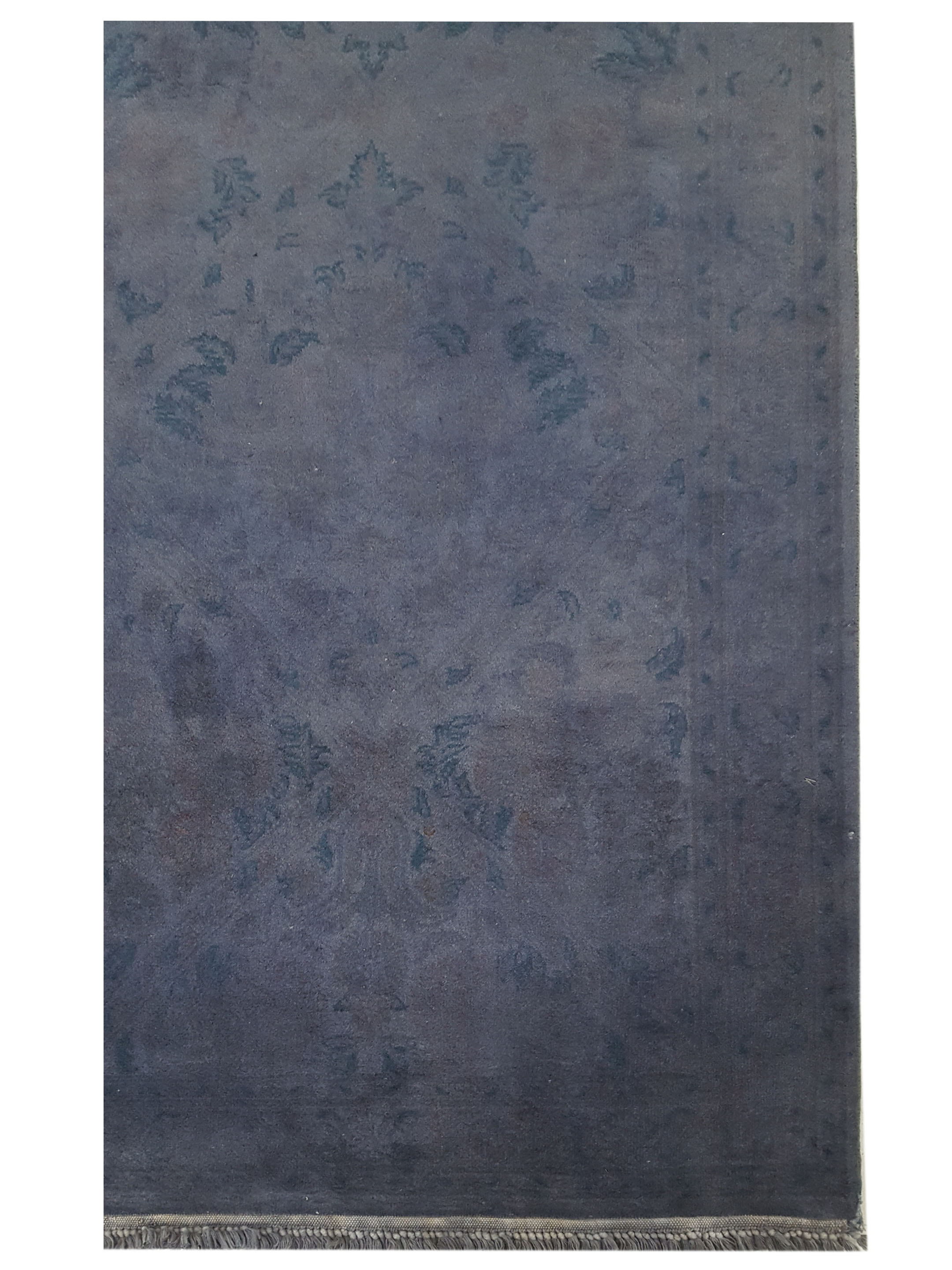 Classic Overdyed Hand Knotted Grey 3x16 - Image 3 of 5