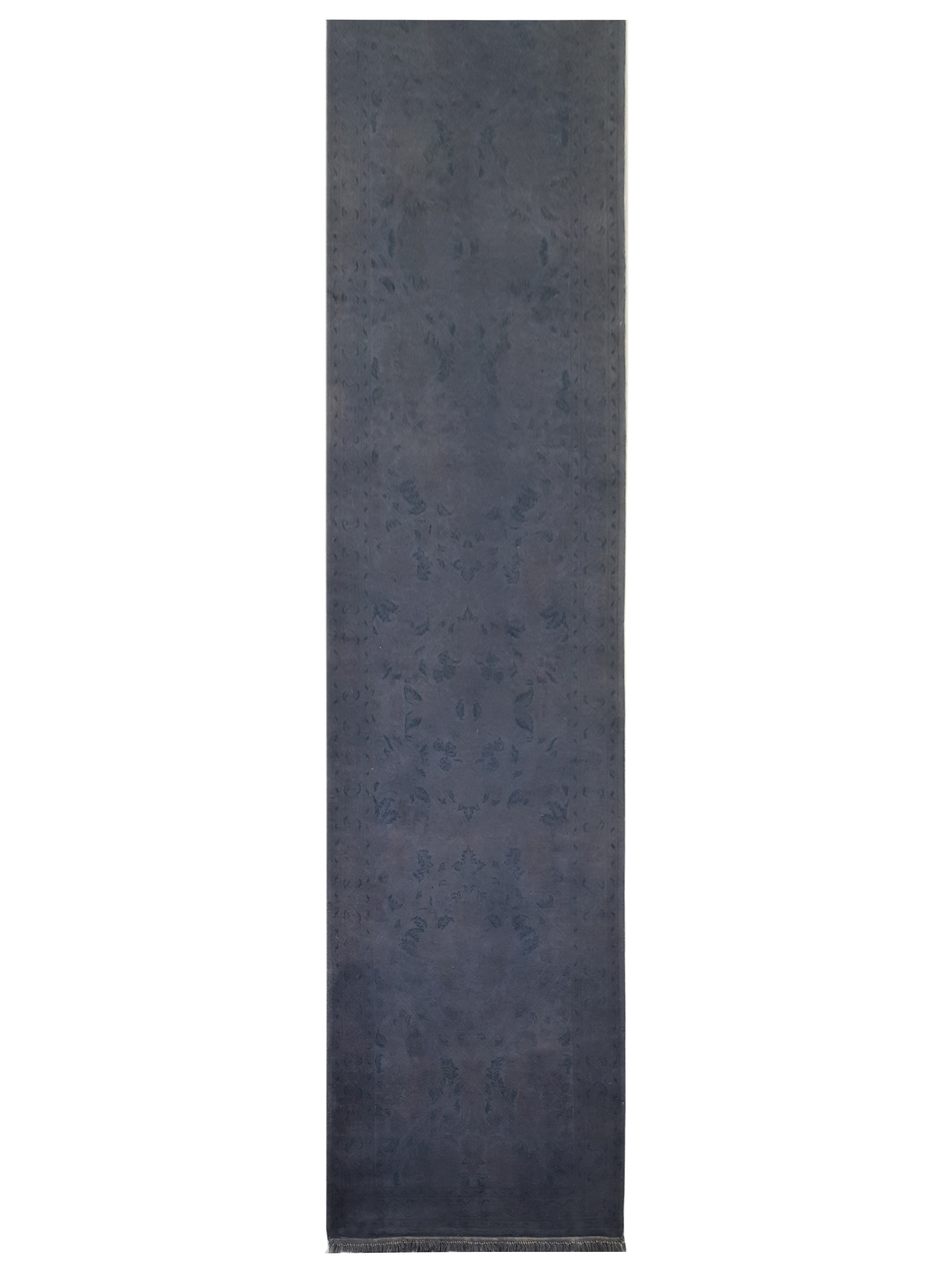 Classic Overdyed Hand Knotted Grey 3x16