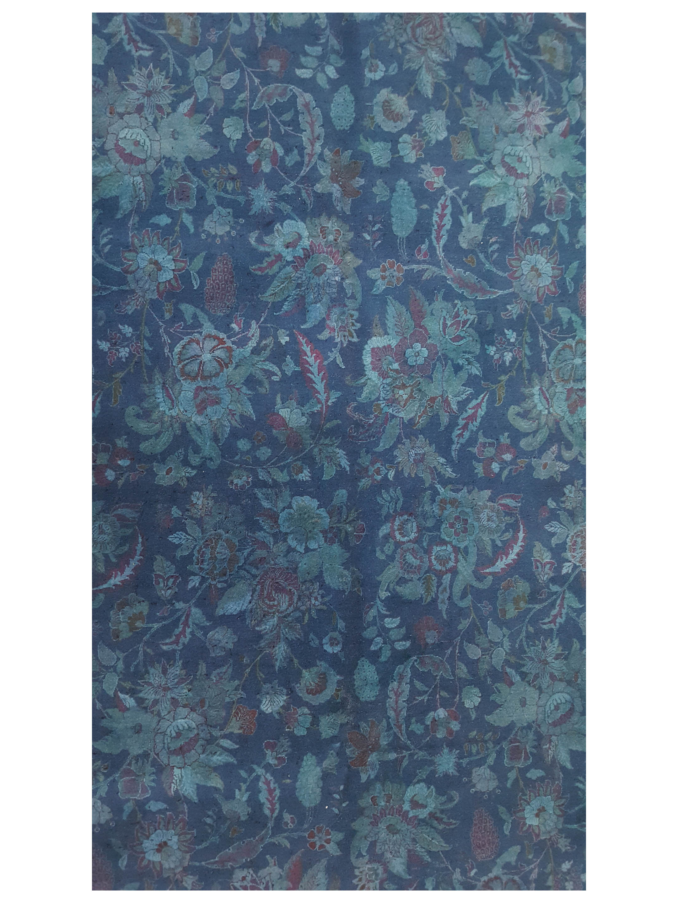 Classic Overdyed Hand Knotted Ivory 8x10 - Image 5 of 8