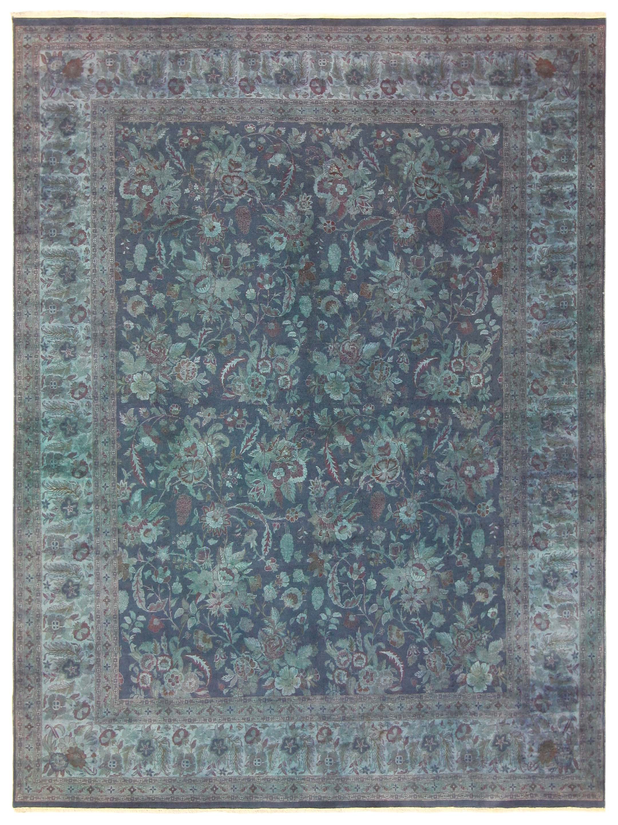 Classic Overdyed Hand Knotted Ivory 8x10 - Image 2 of 8