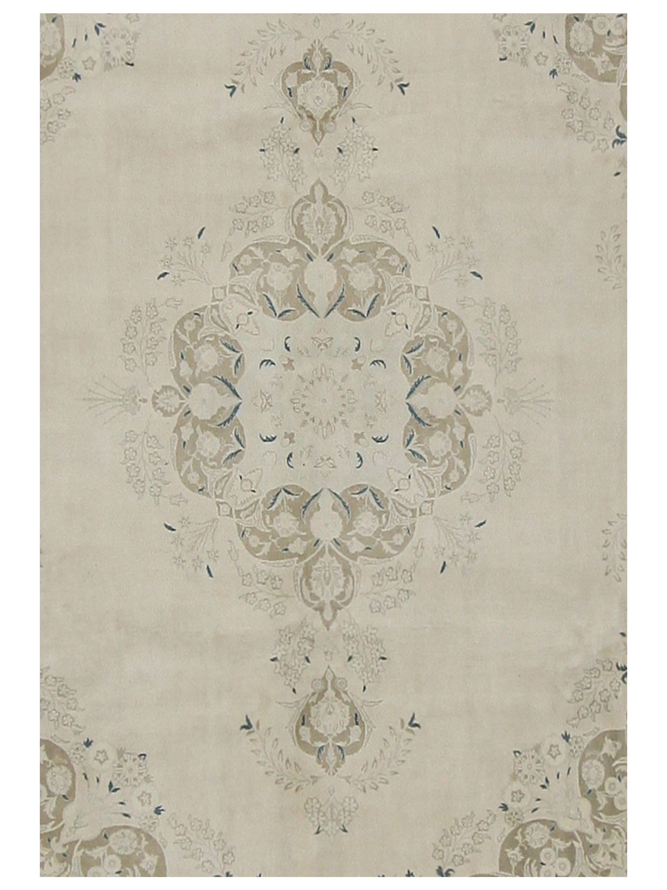 Classic Hand Knotted Ivory 8x10 - Image 4 of 6