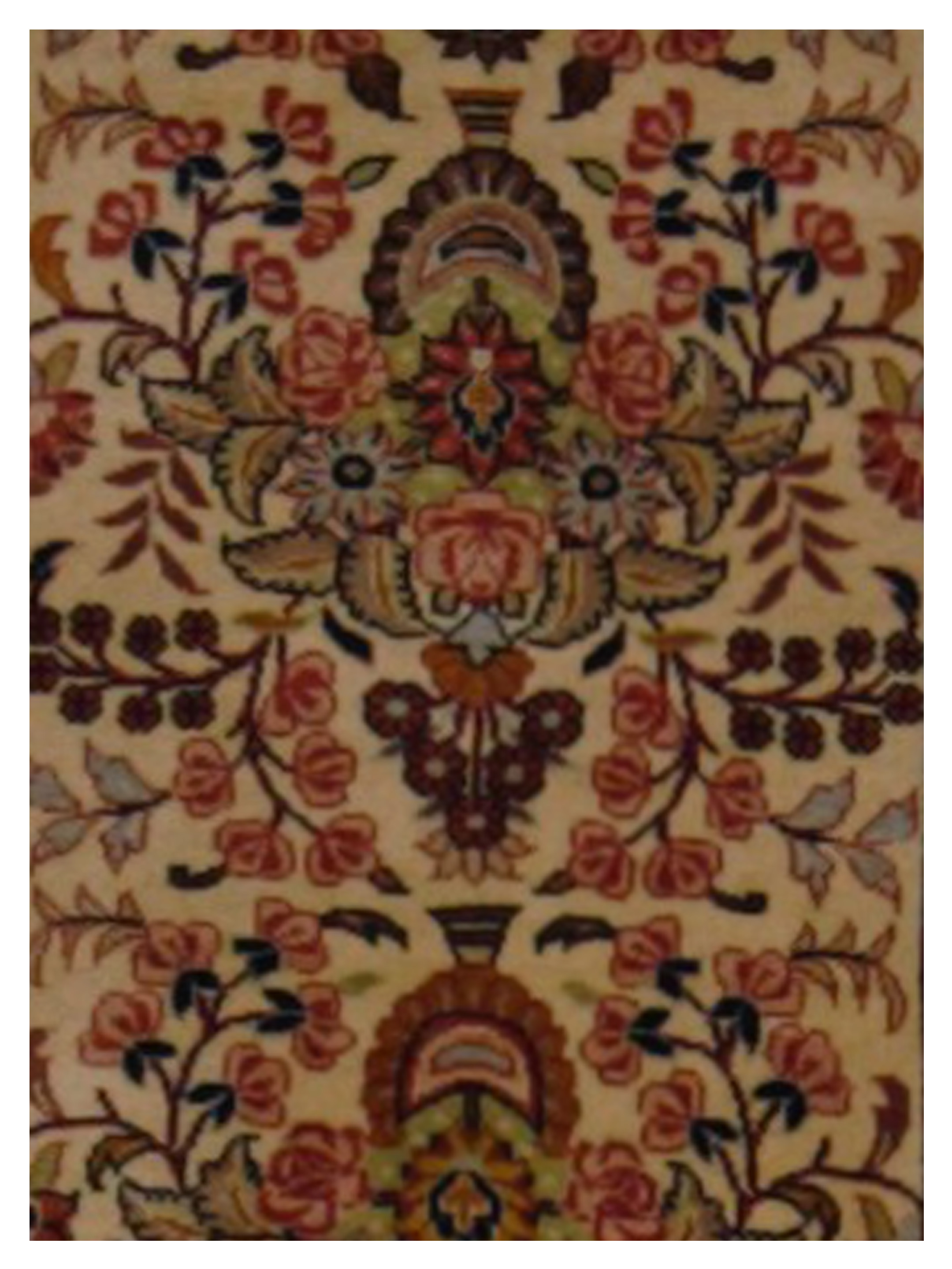 Hamadan Hand Knotted Beige 3x14 - Image 4 of 5