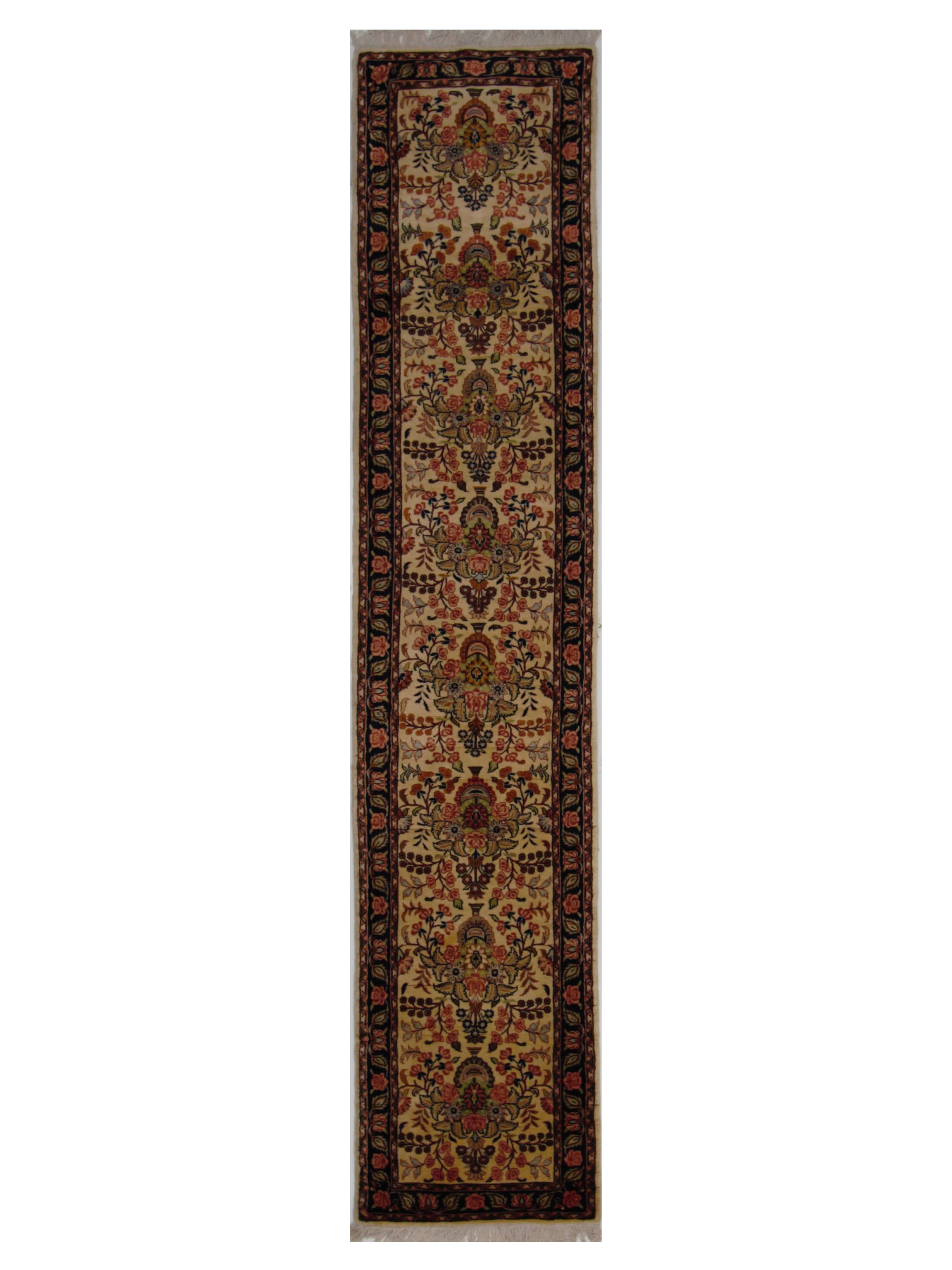 Hamadan Hand Knotted Beige 3x14