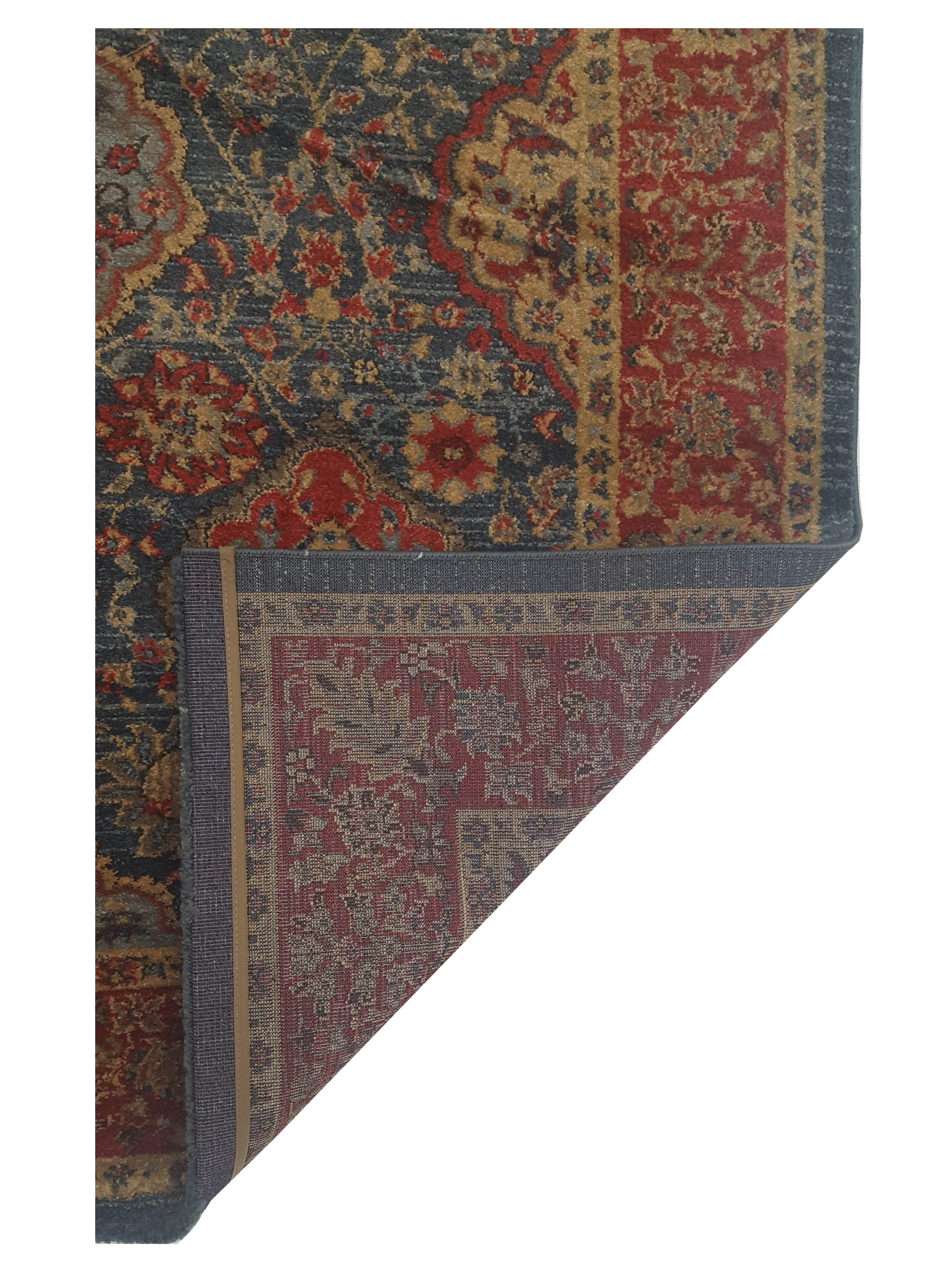 Isle Power Loom Blue 5x8 - Image 5 of 5