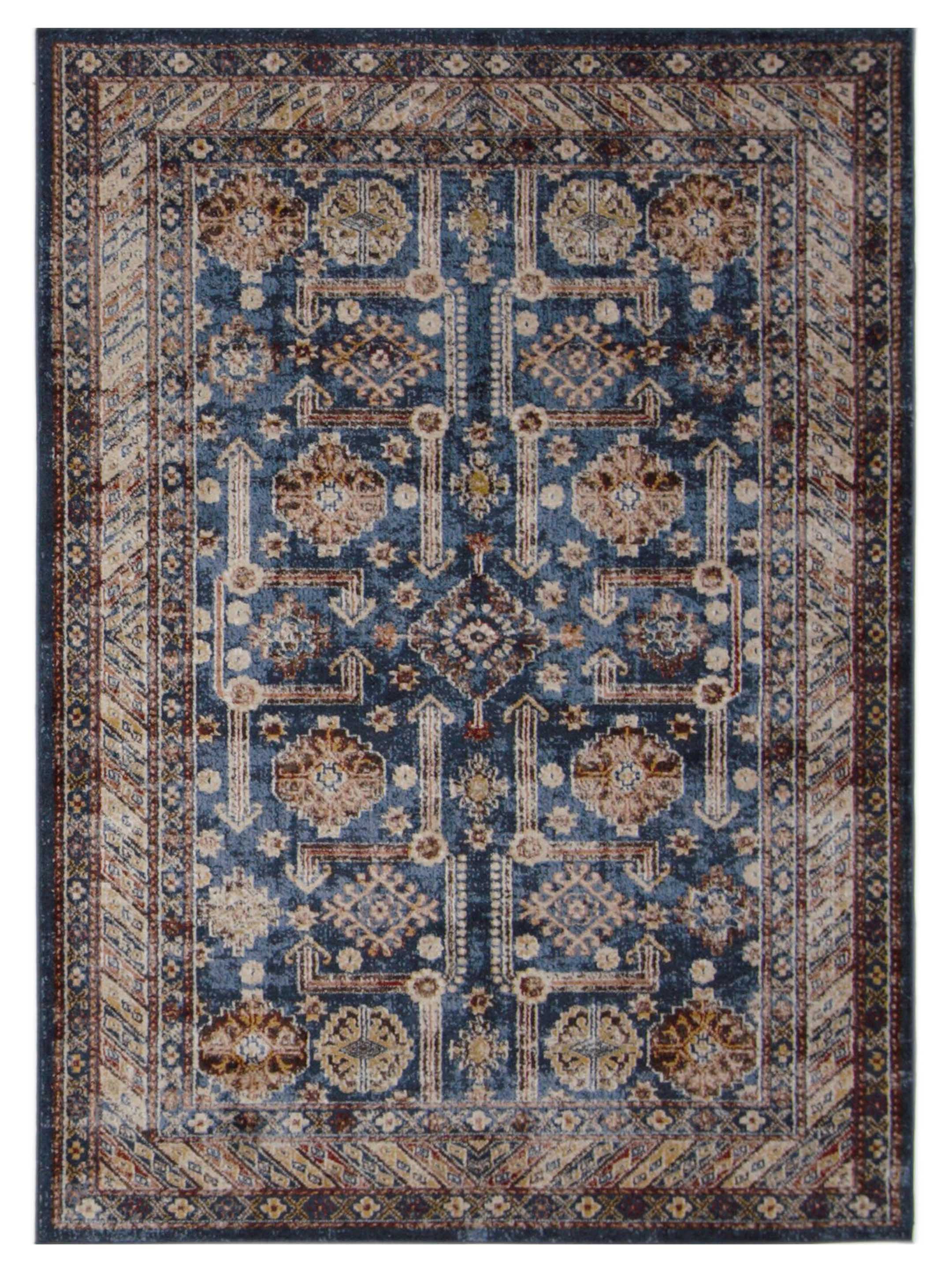Isle Power Loom Blue 5x8