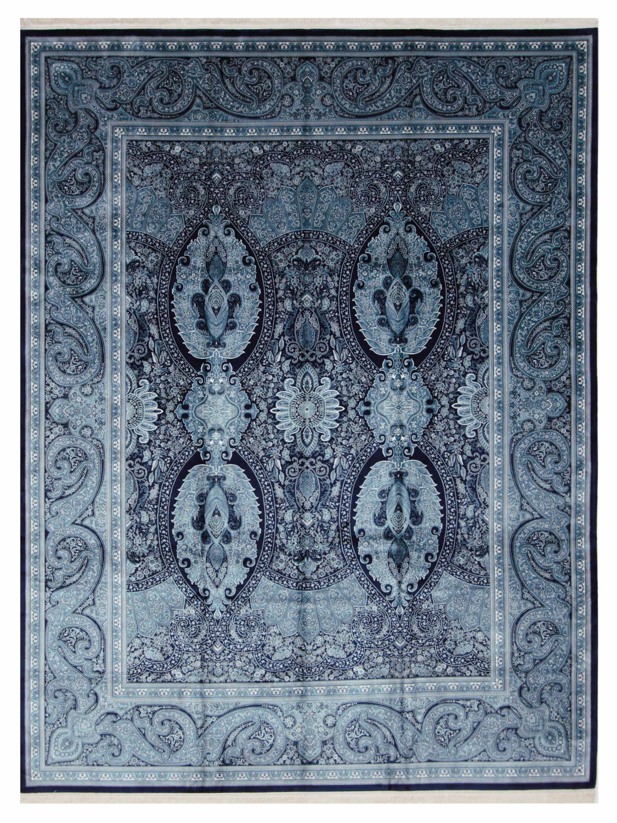 Andalusia Hand Finished Navy 10x13