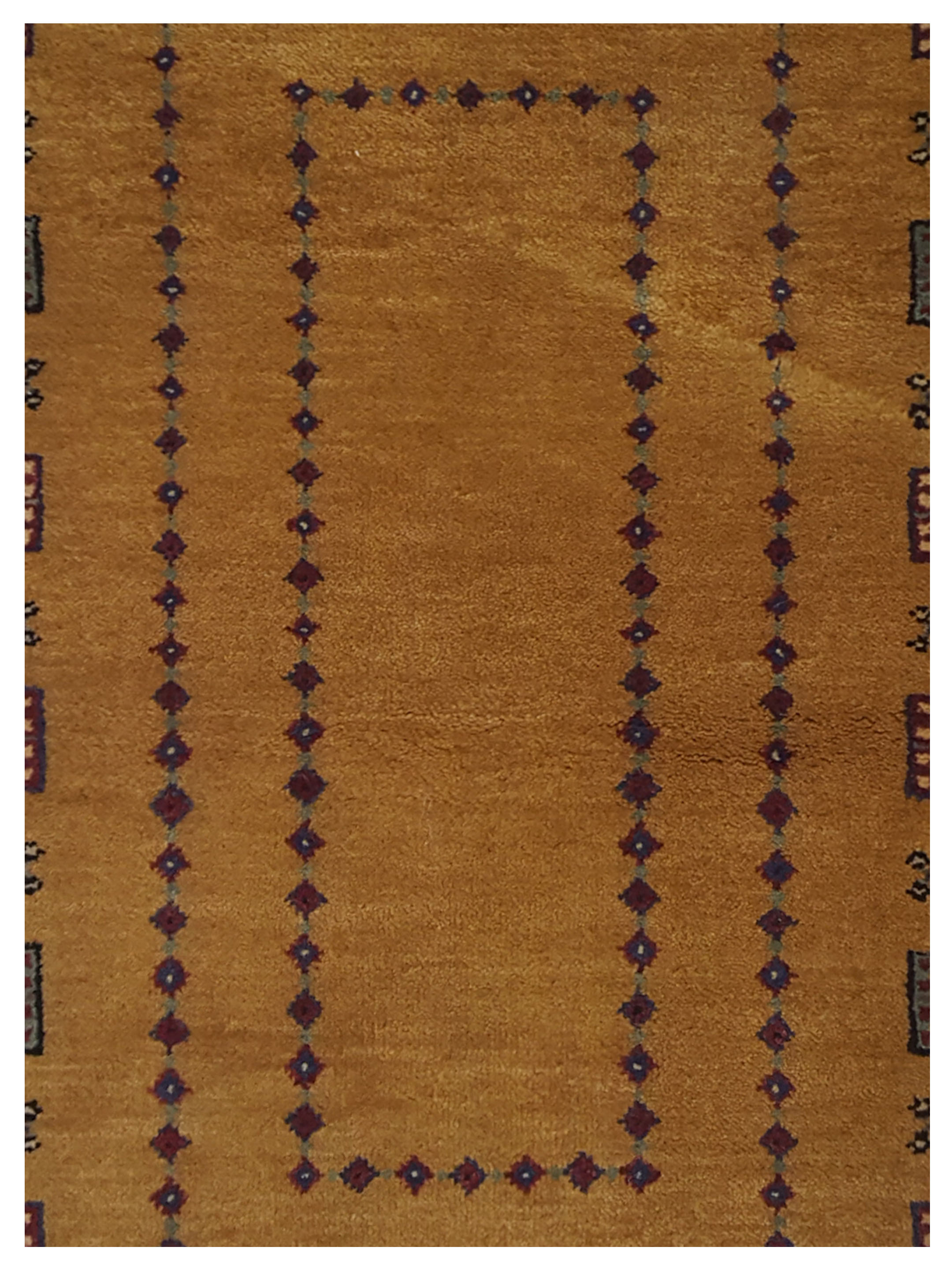 Gabbeh-In Hand Knotted Gold 2x3 - Image 3 of 5