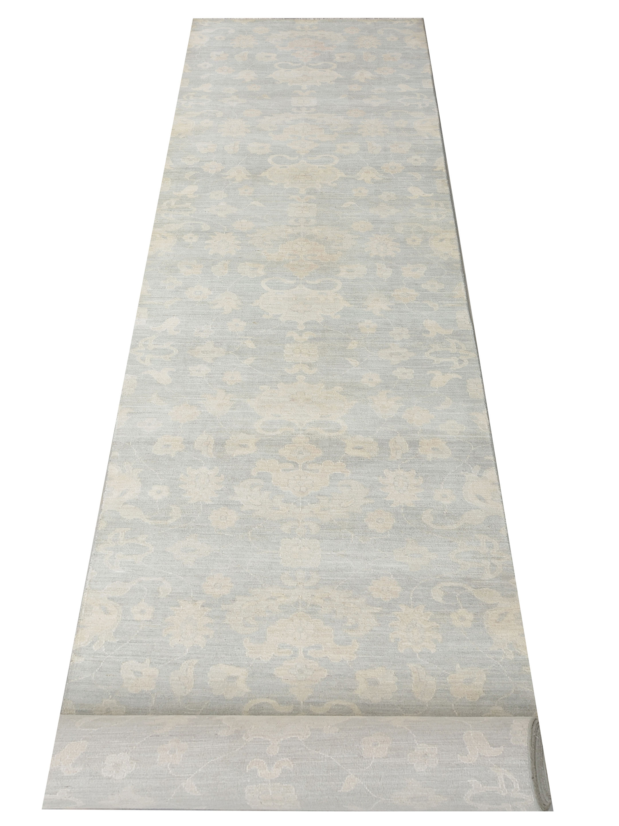 Ziegler Hand Knotted Grey 4x22 - Image 2 of 5