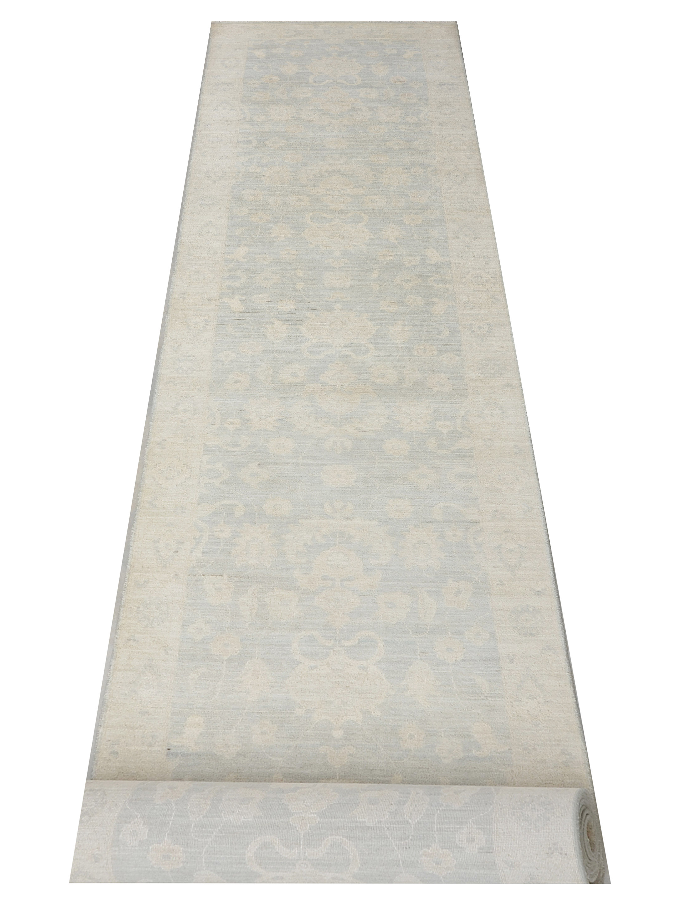 Ziegler Hand Knotted Grey 3.6x24 - Image 2 of 5