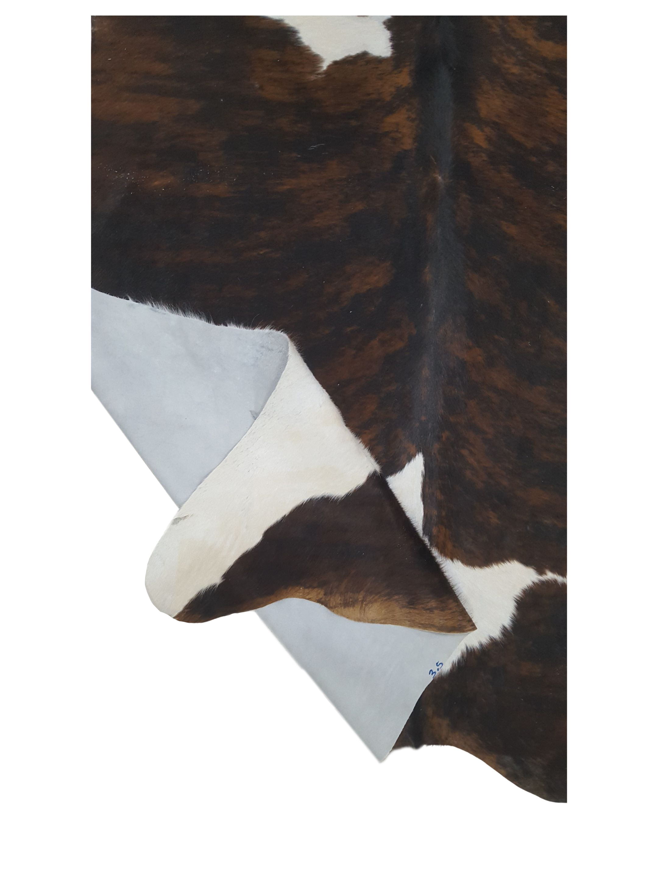 Brazil Cowhide 7x8 Mocha / Ivory - Image 3 of 3