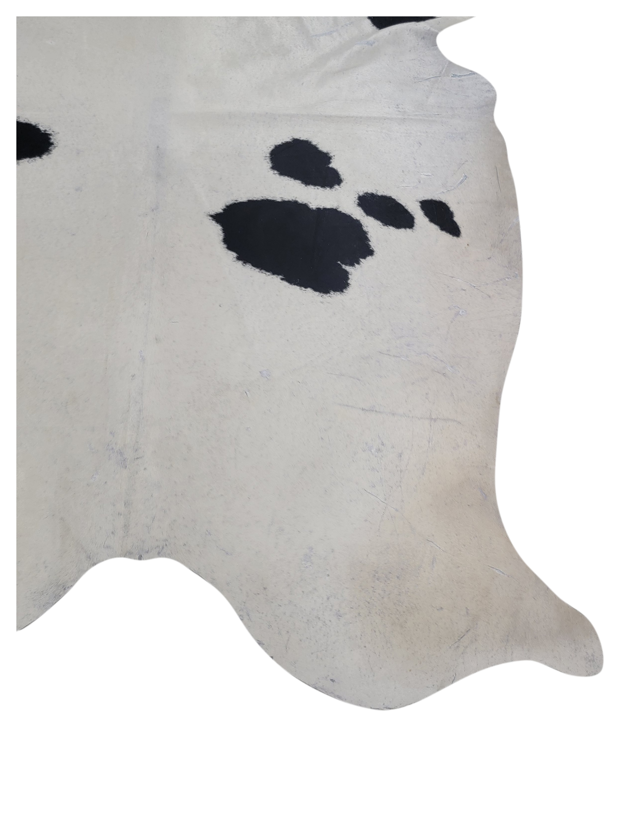 Brazil Cowhide 6x9 Ivory / Black - Image 3 of 3